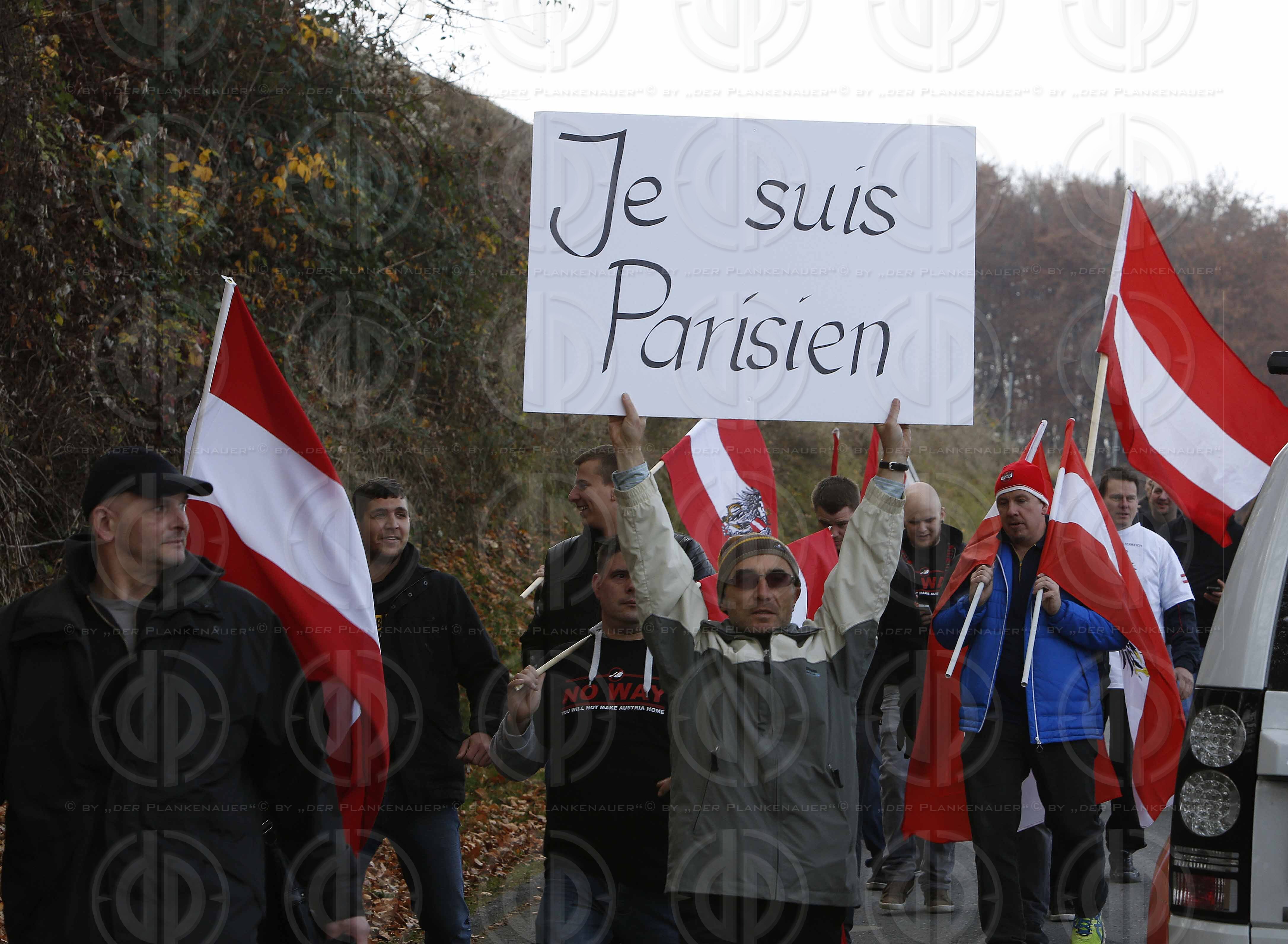 Antifa-Demo und Gegendemo in Spielfeld und Umgebung