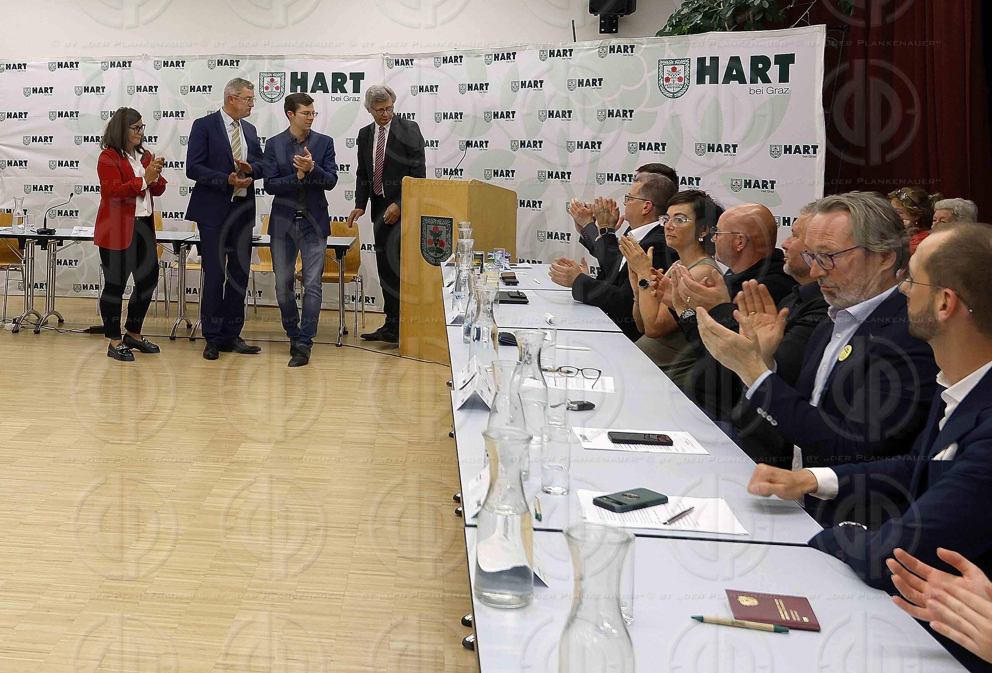 Konstituierende GR-Sitzung Hart bei Graz am 24.04.2025
