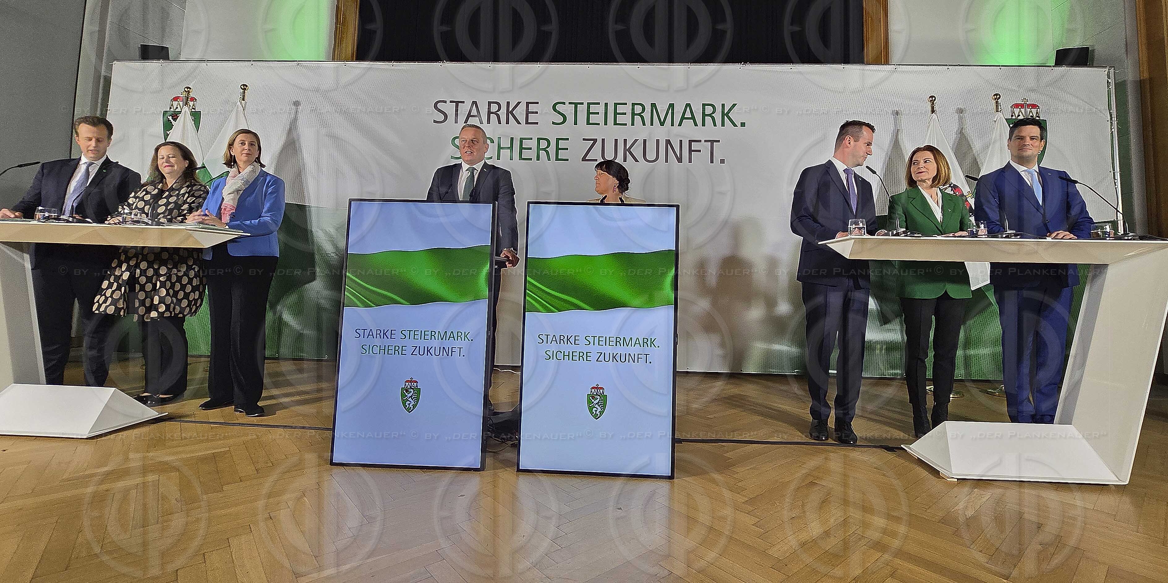 Vorstellung einer neuen Landesregierung Steiermark am 17.12.2024