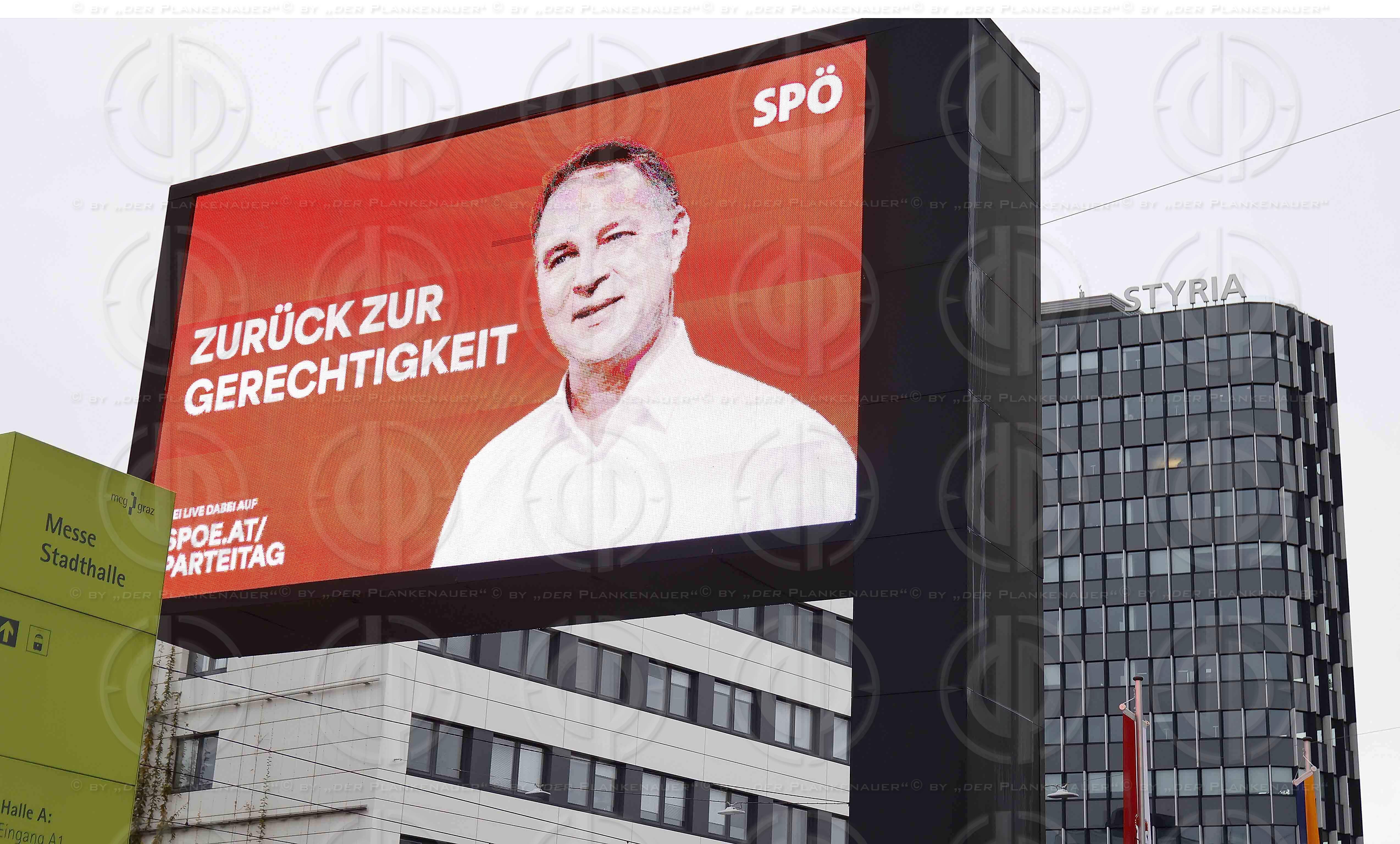 46. Bundesparteitag der SPÖ in Graz am 11.11.2023