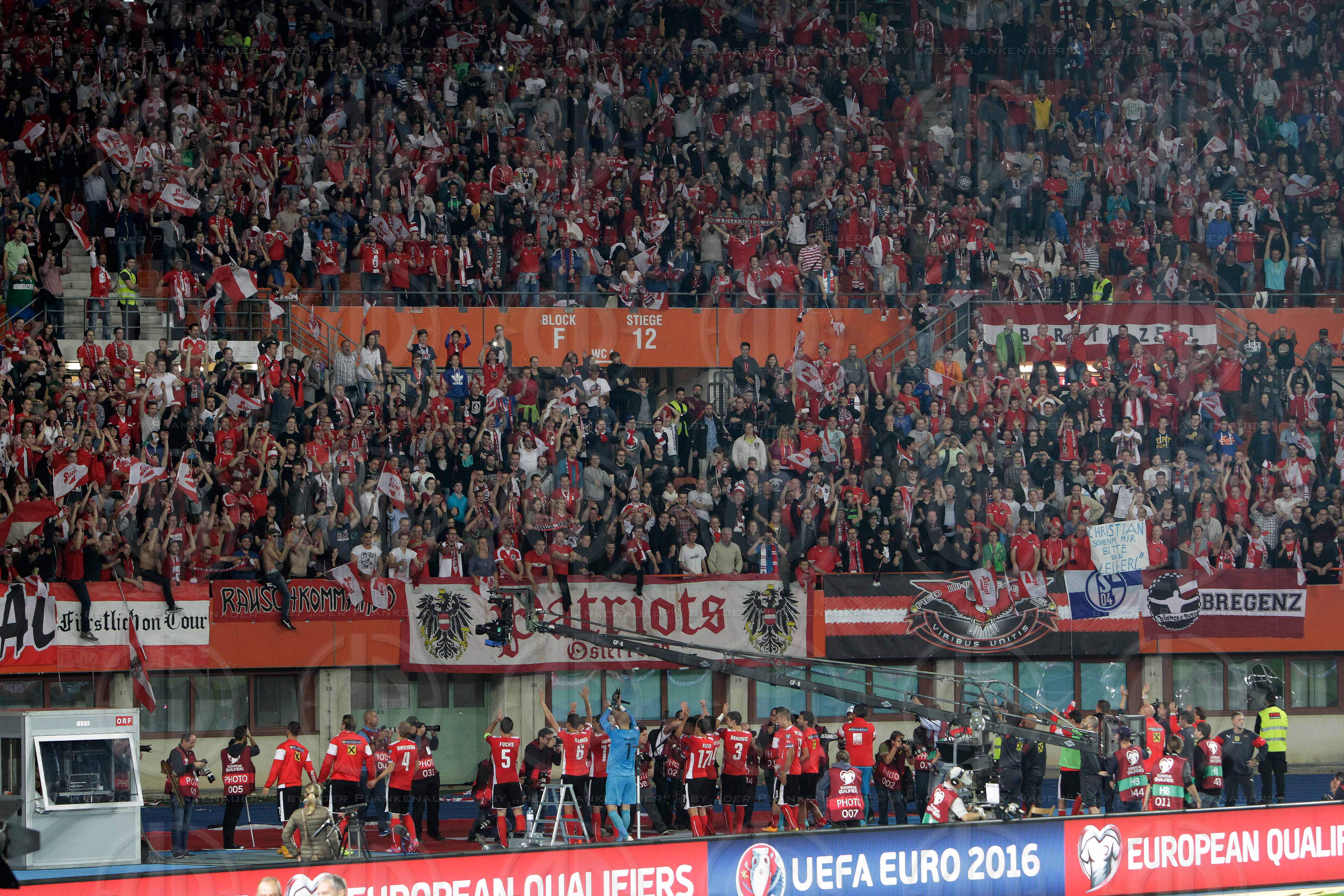 EM 2016-Qualifikationsrunde Oesterreich vs. Montenegro (1:0)
