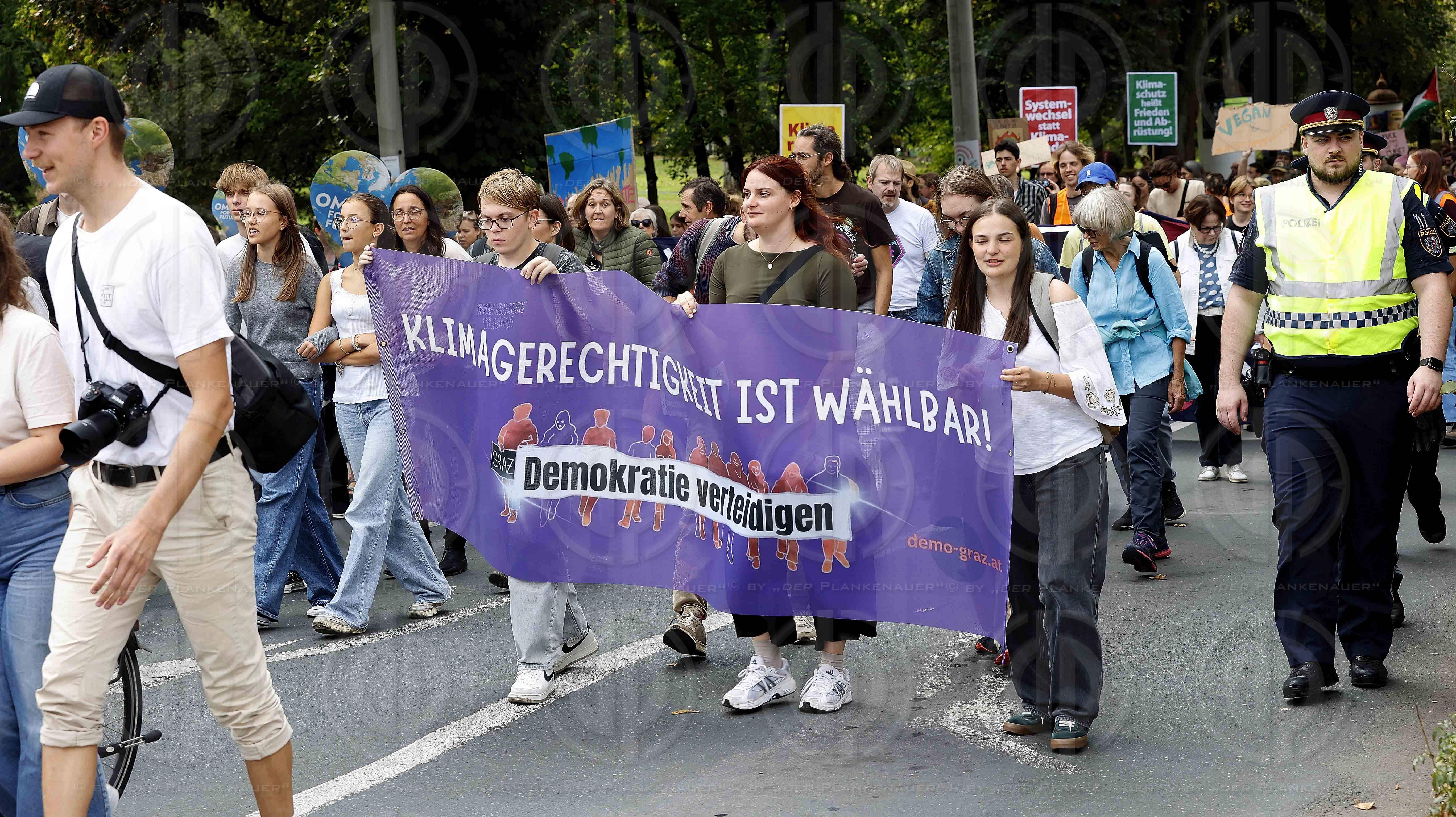 Klima-Demo der letzten Generation in Graz am 20.09..2024