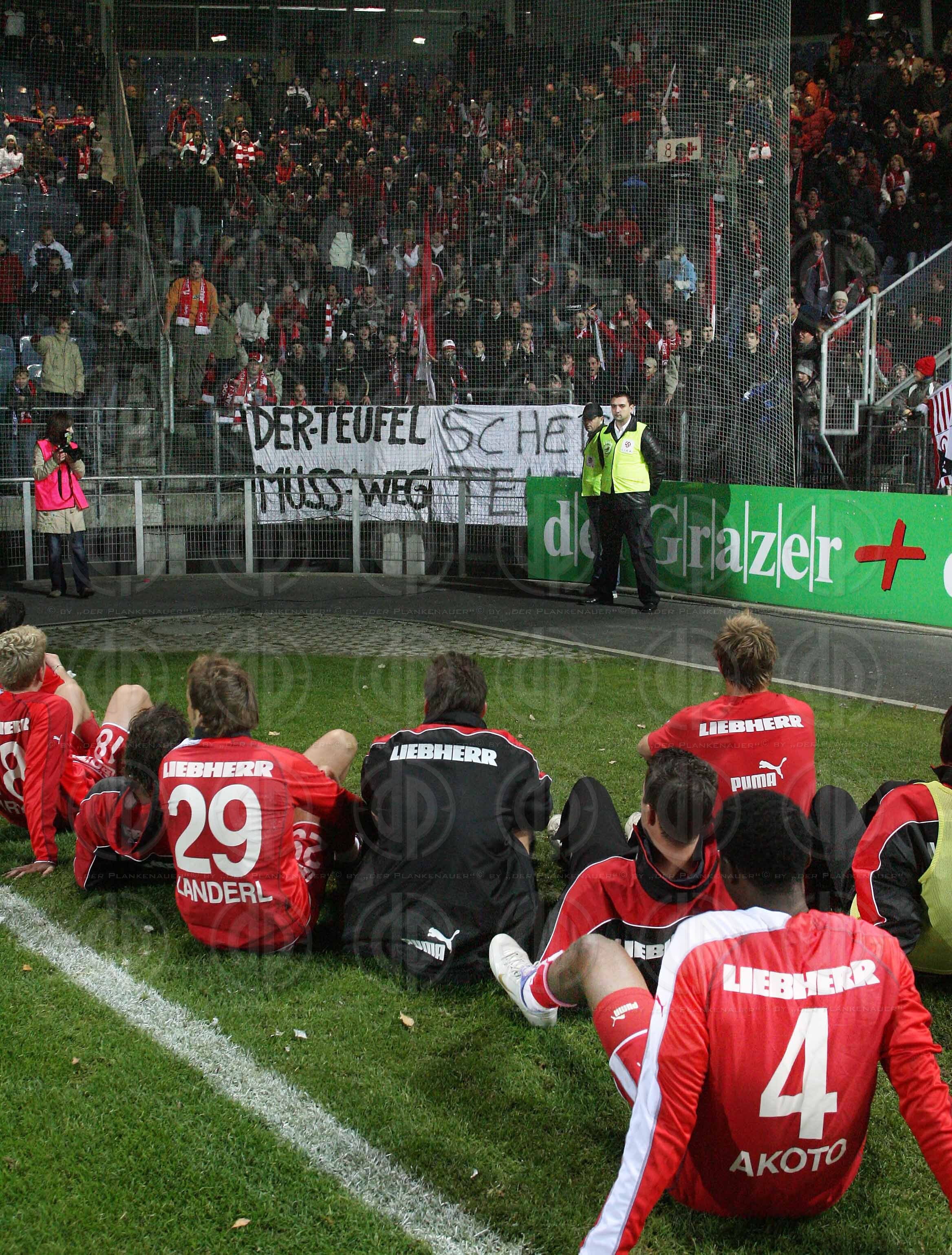 SK Puntigamer Sturm Graz vs. Liebherr GAK (0:2)