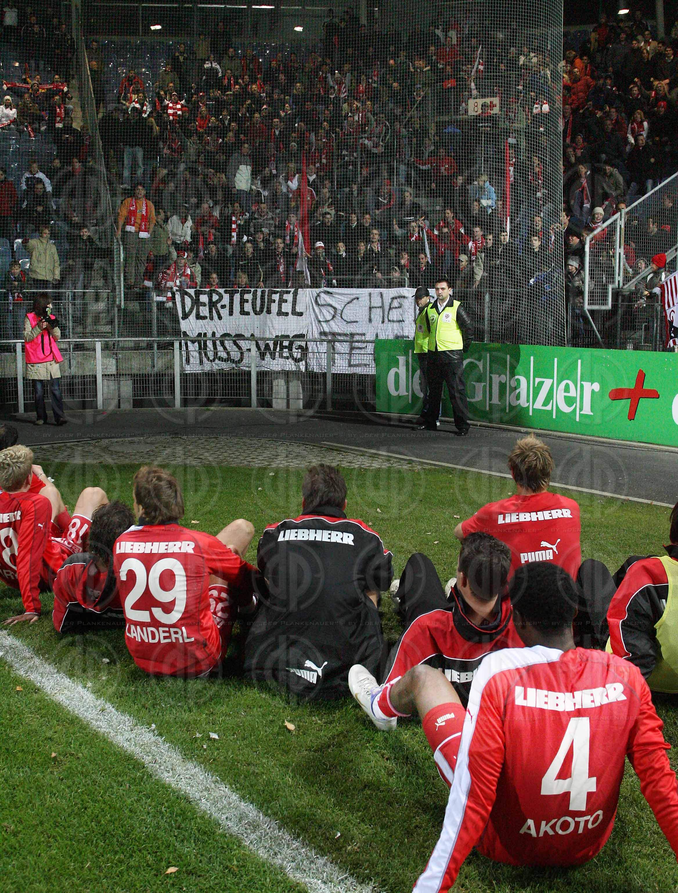 SK Puntigamer Sturm Graz vs. Liebherr GAK (0:2)