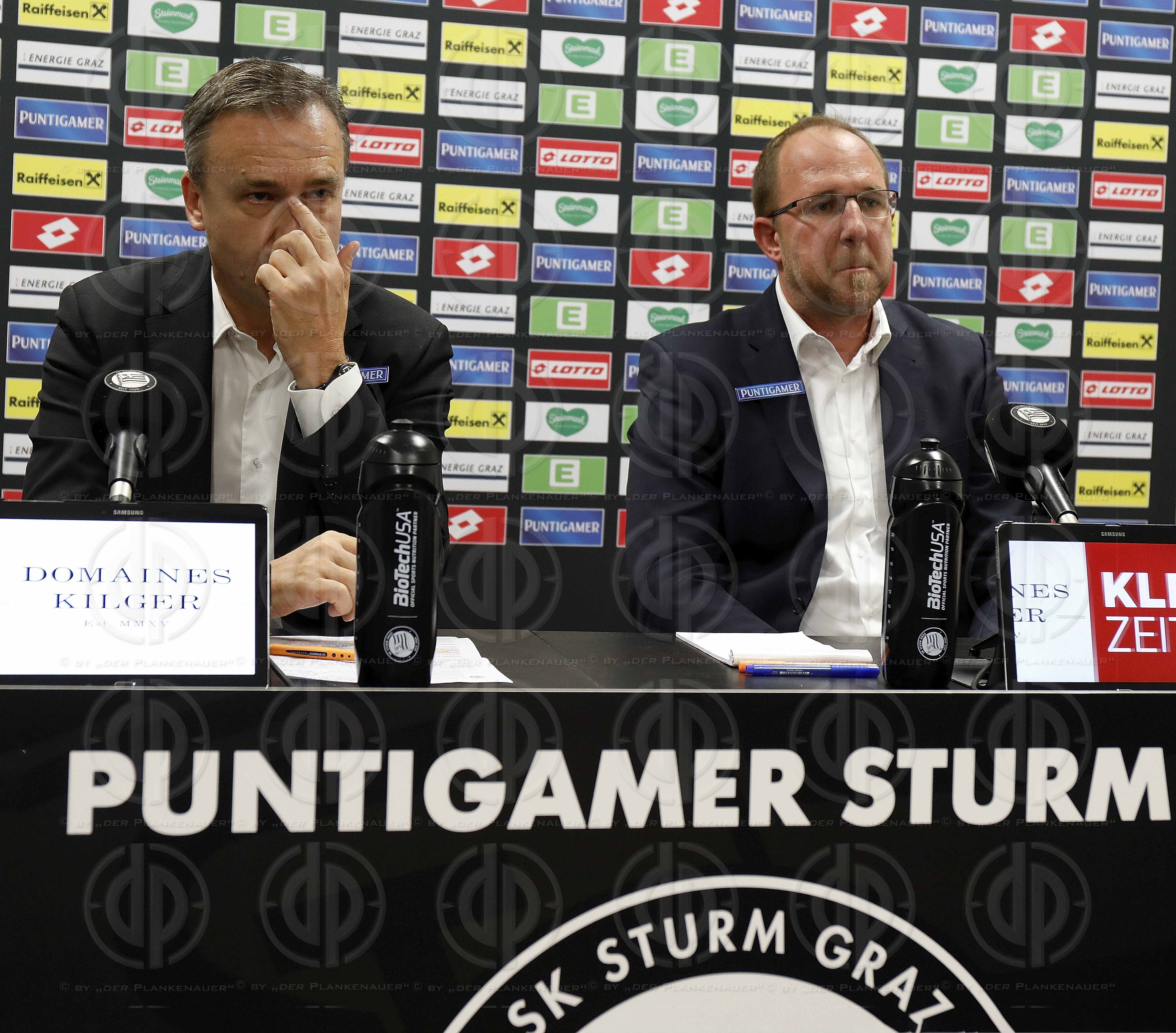 SK Sturm Pressekonfernz