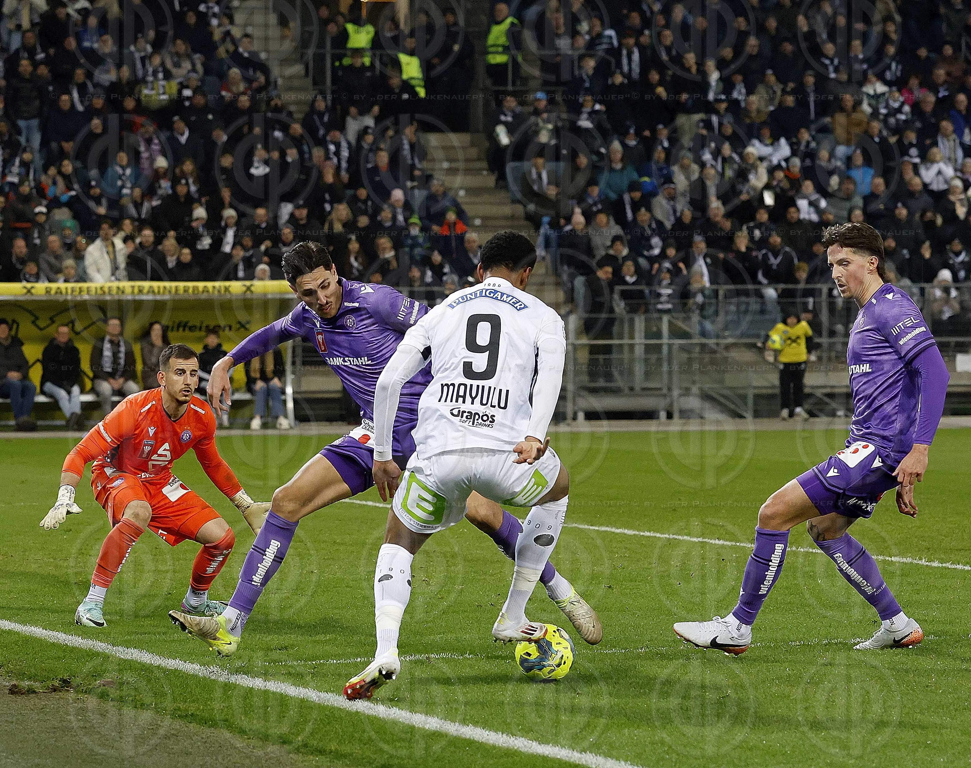 Cup SK Sturm vs. FK Austria Wien (0:2) am 01.02.2025