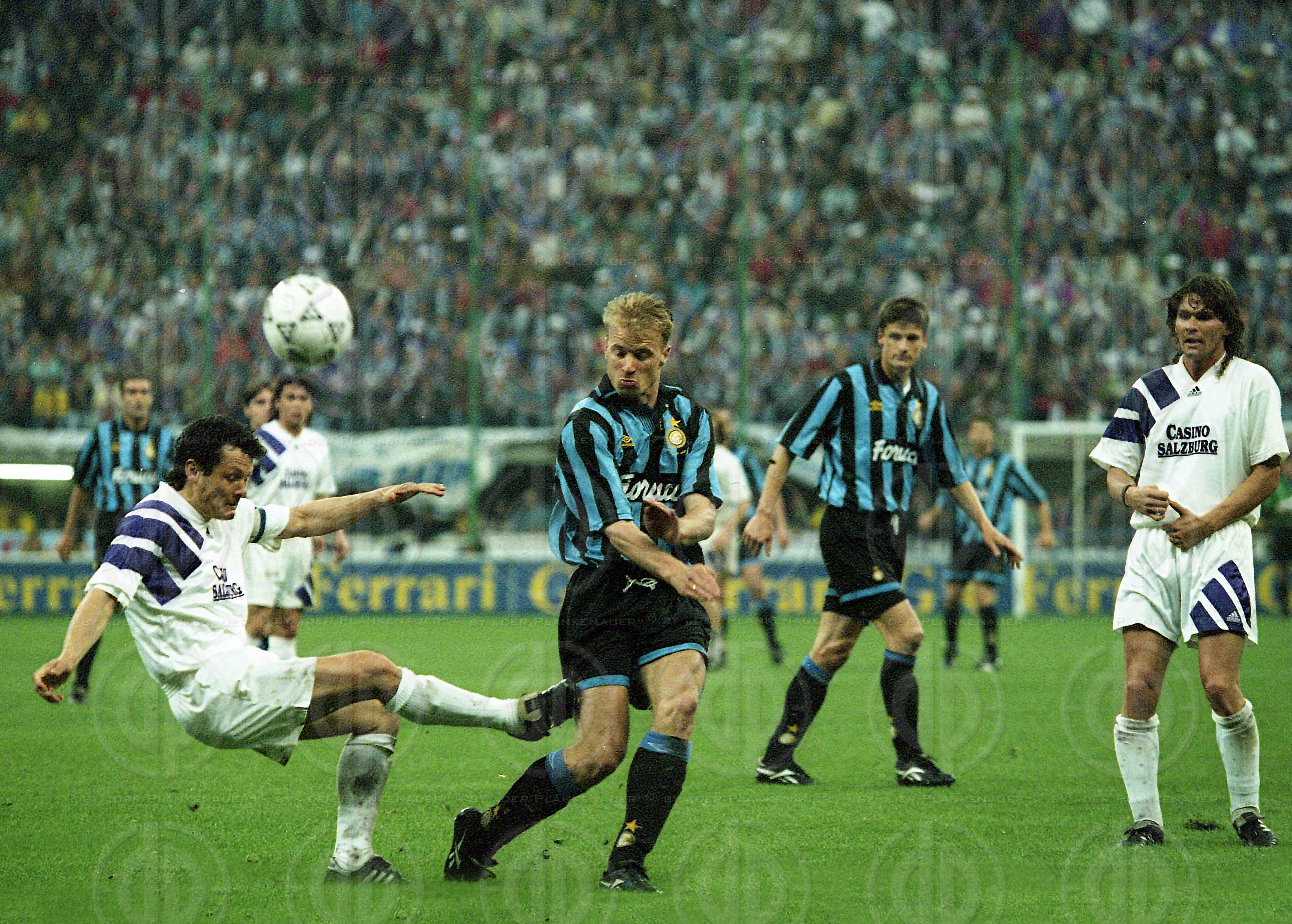 Uefa-Cup Finale Inter Mailand vs. Casino Austria Salzburg (0:1)