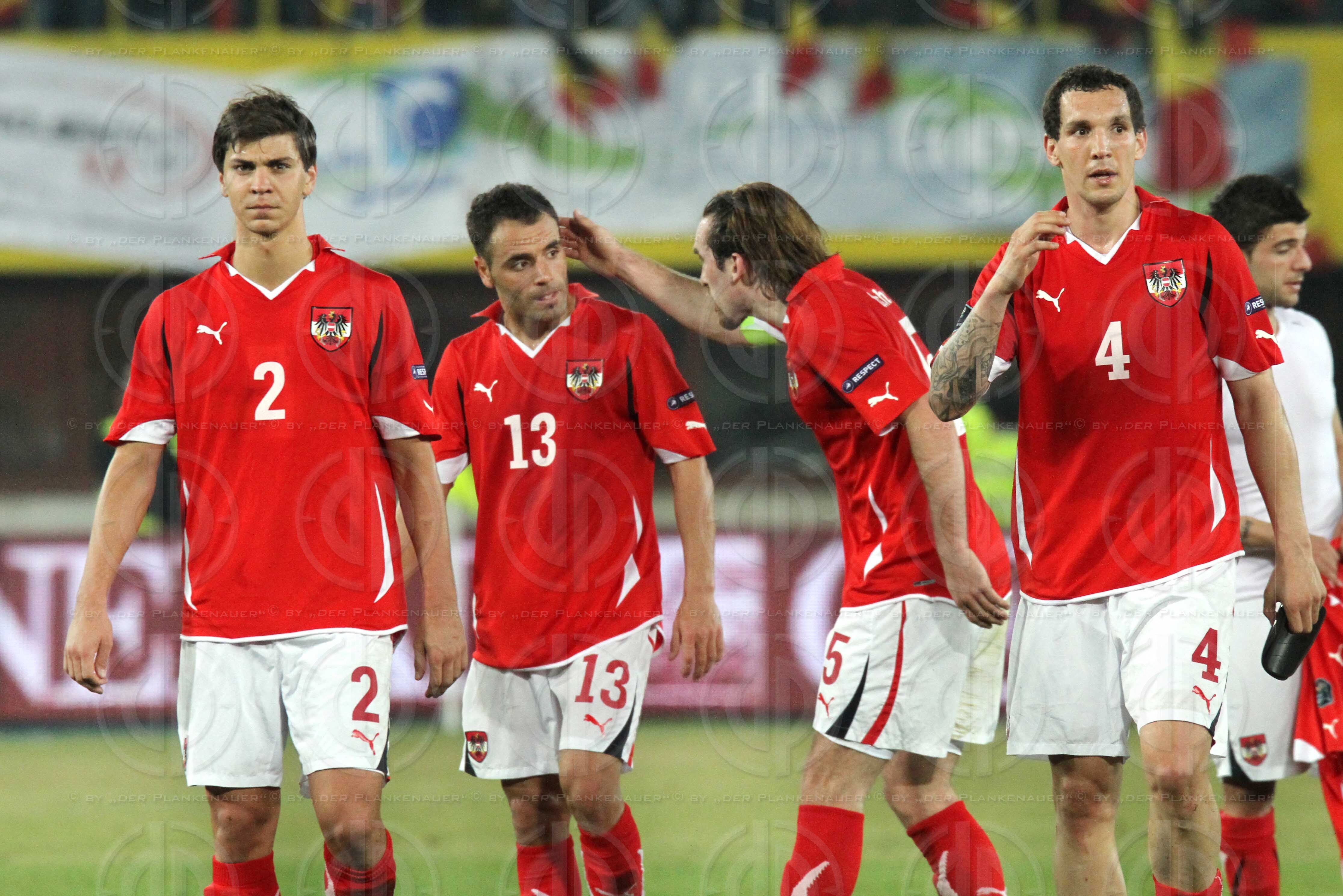 Qualifikation zur UEFA EURO 2012 Österreich vs. Belgien (0:2)
