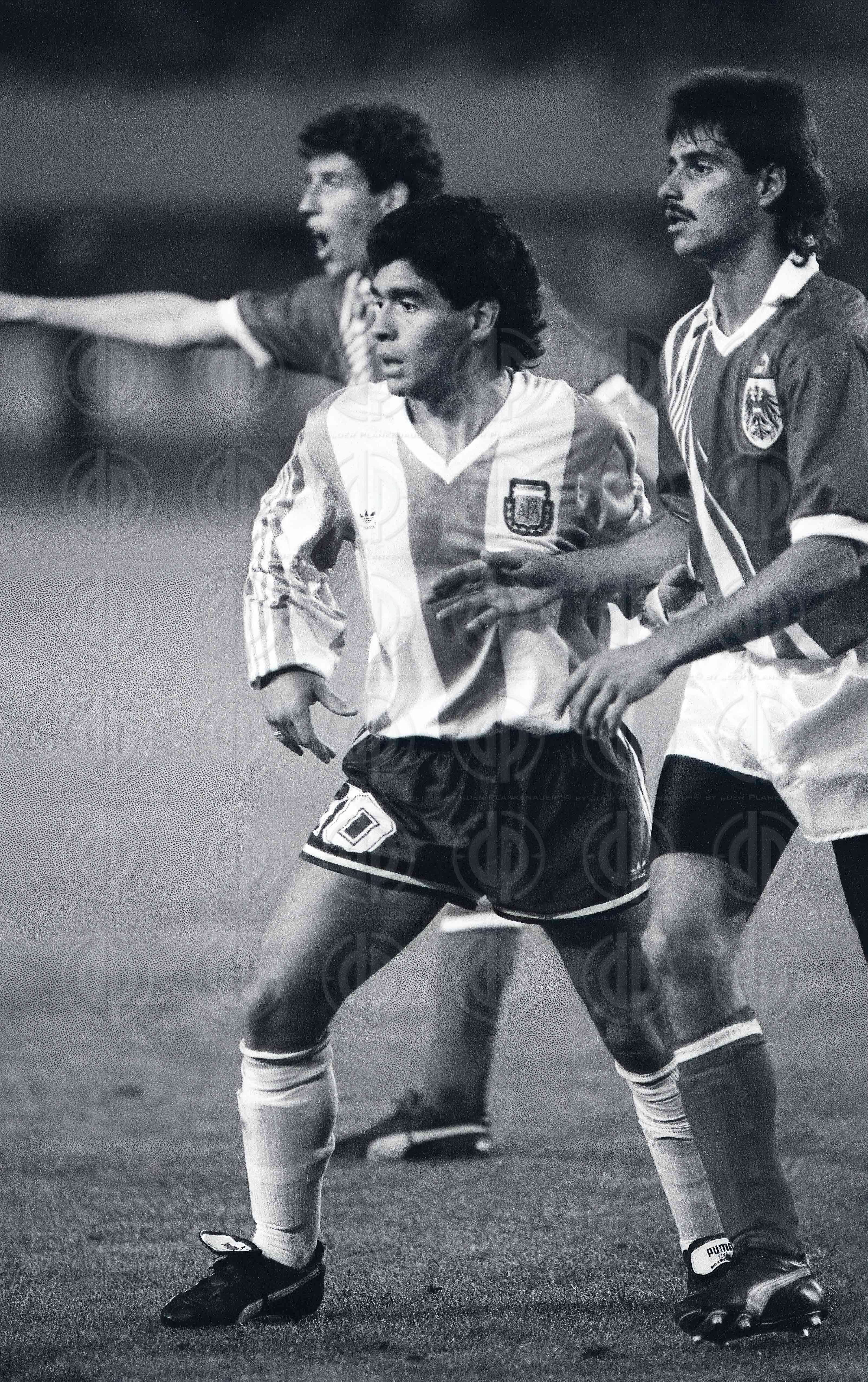 Länderspiel Österreich vs. Argentinien am 03.05.1990