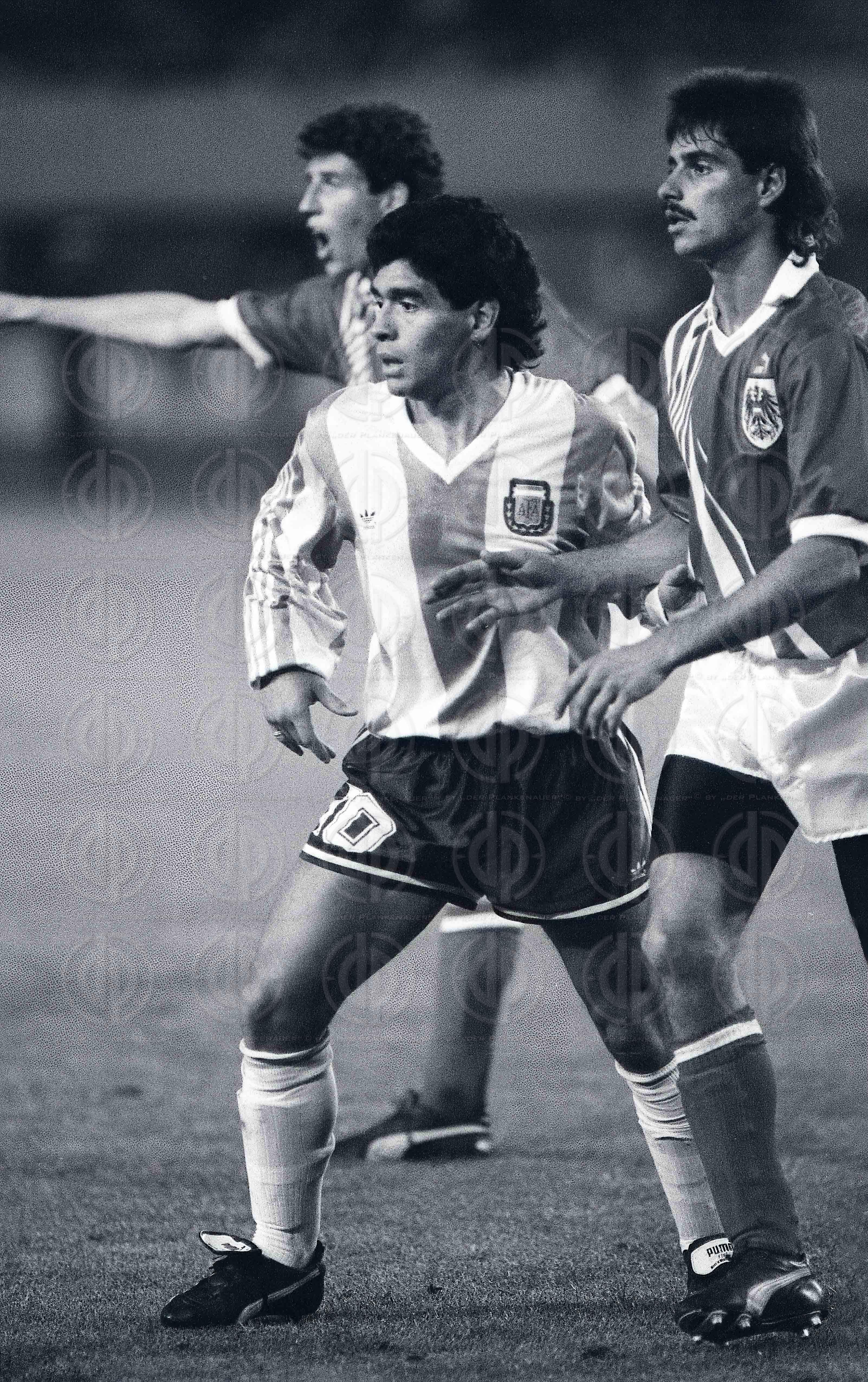 Länderspiel Österreich vs. Argentinien am 03.05.1990