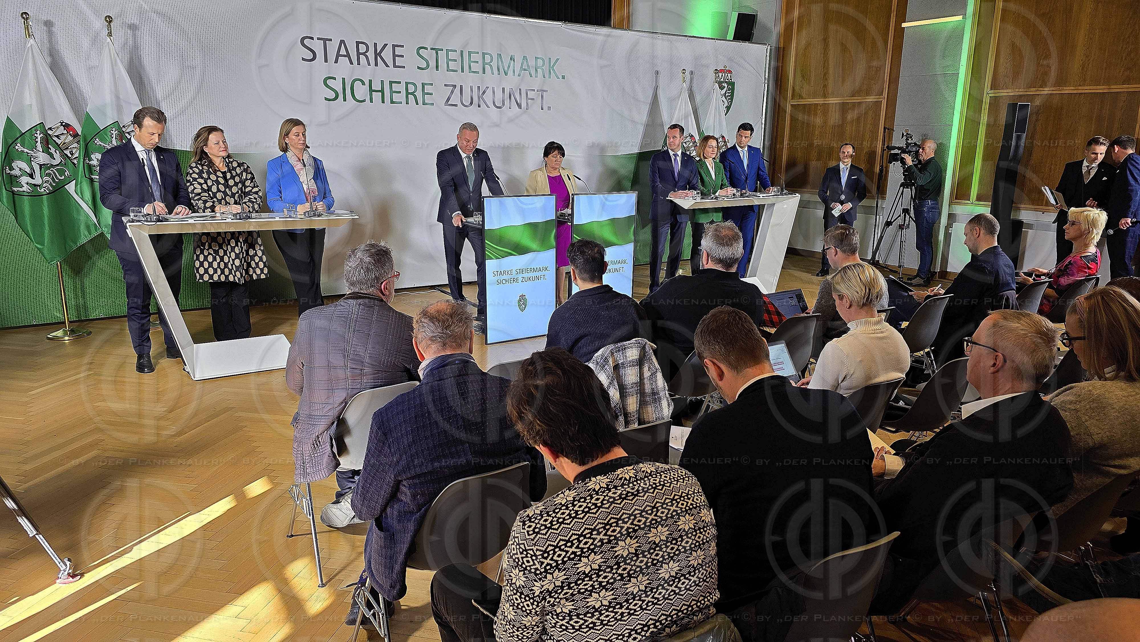 Vorstellung der neuen Landesregierung Steiermark am 17.12.2024