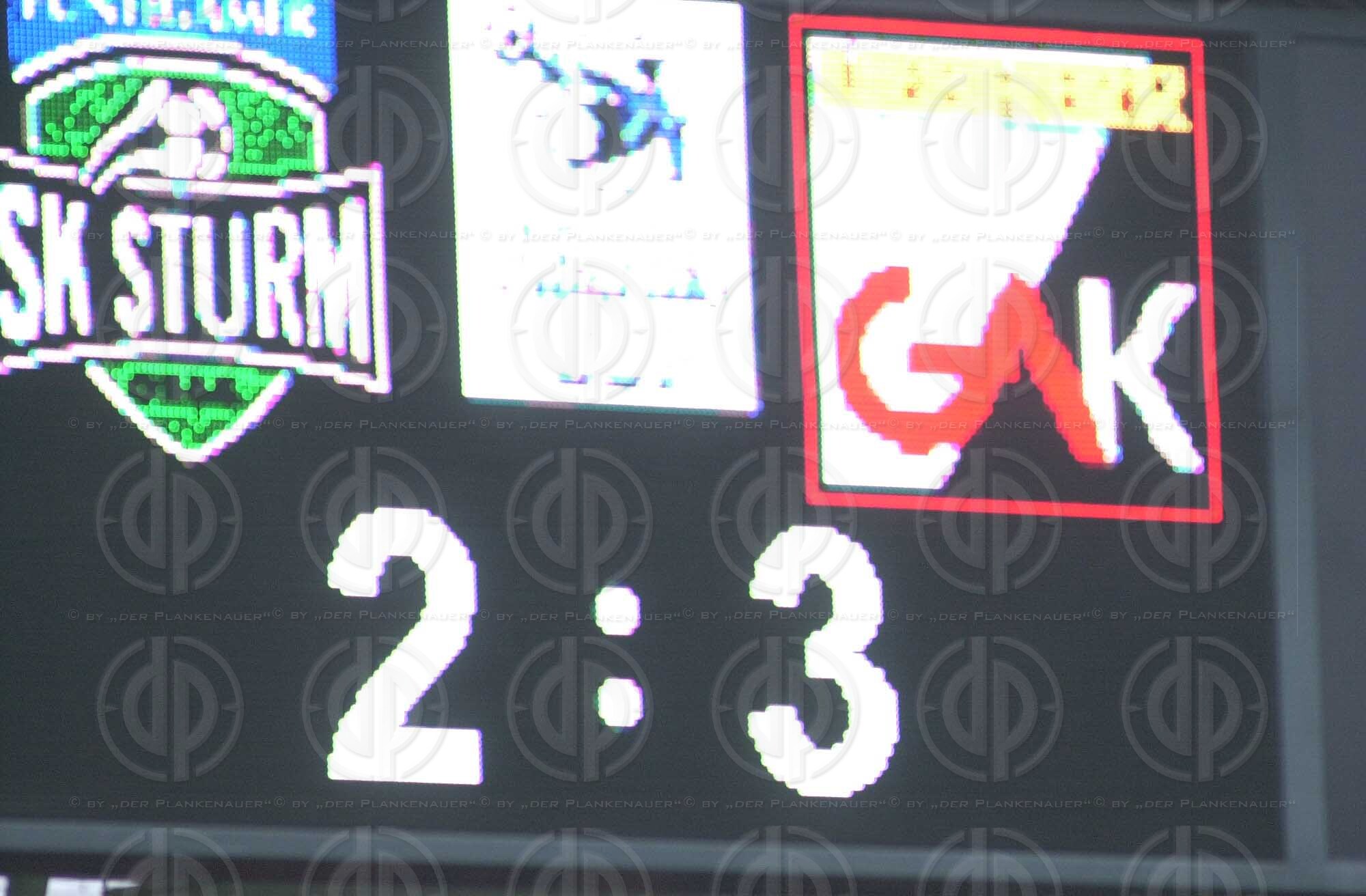 Cup-Finale SK Puntigamer Sturm - Liebherr GAK (2:3) am 12.05.200