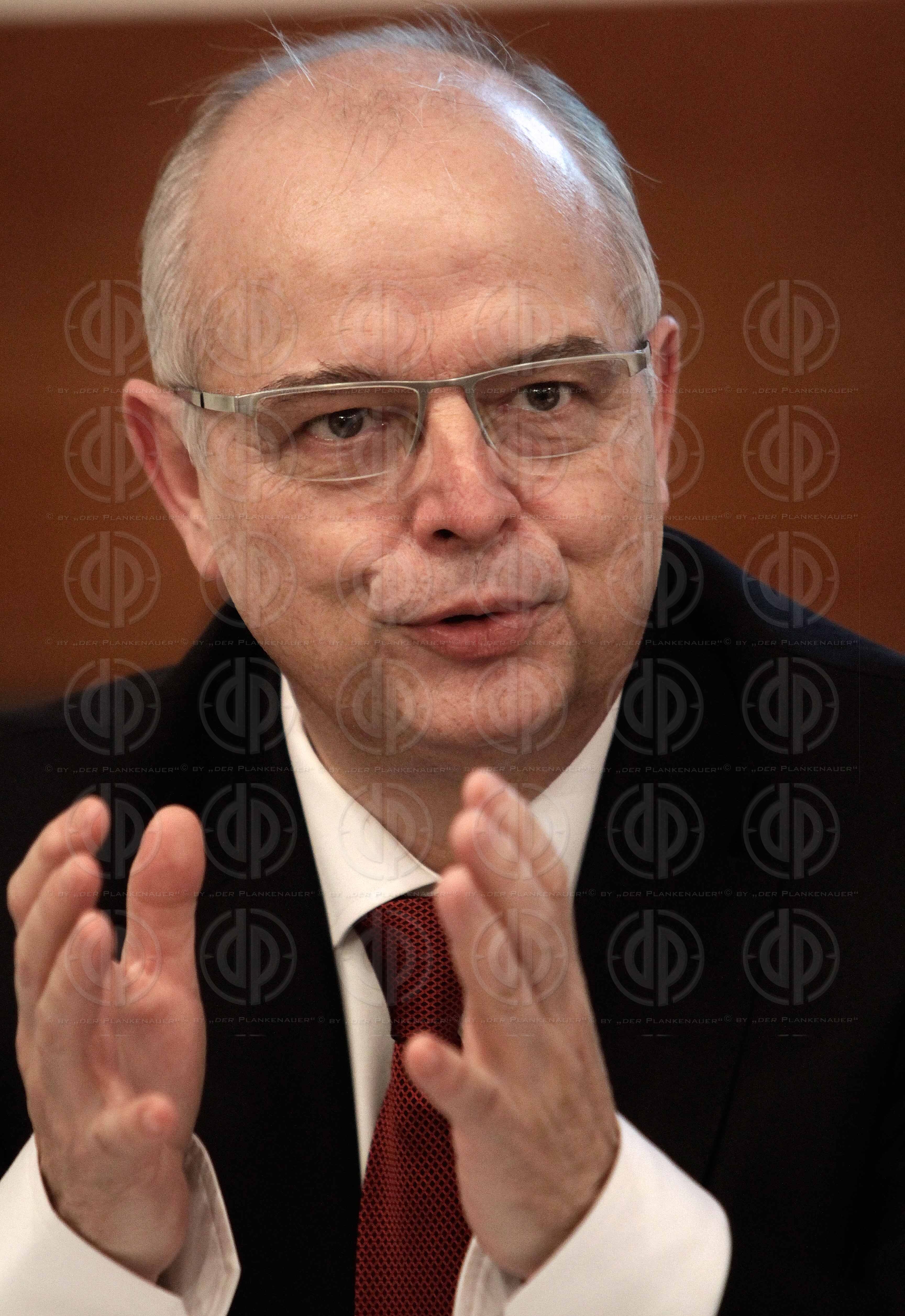 Wirtschaftsgespraech mit voestalpine Vorstaenden