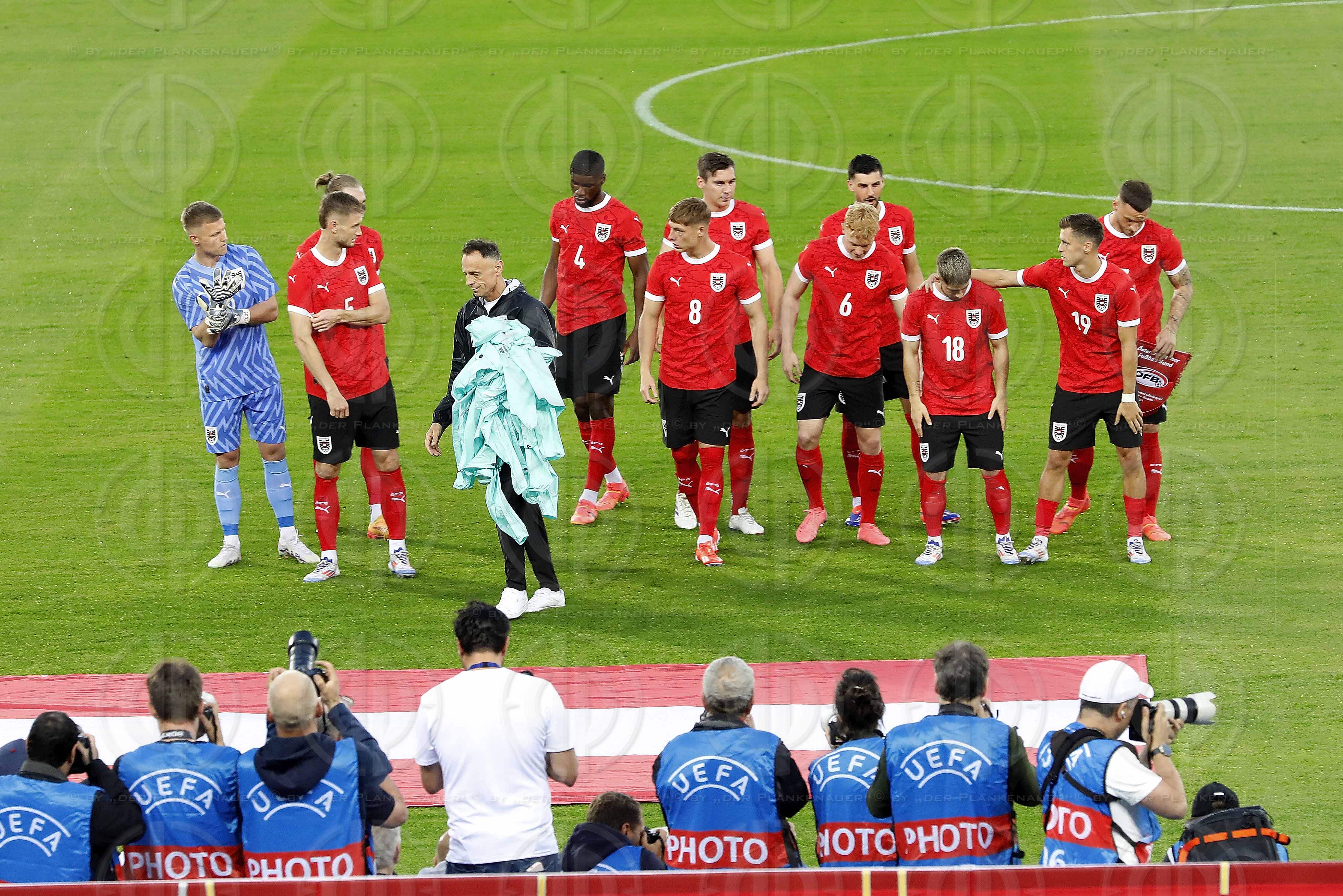 Länderspiel Österreich vs. Serbien (2:1) am 04.06.2024