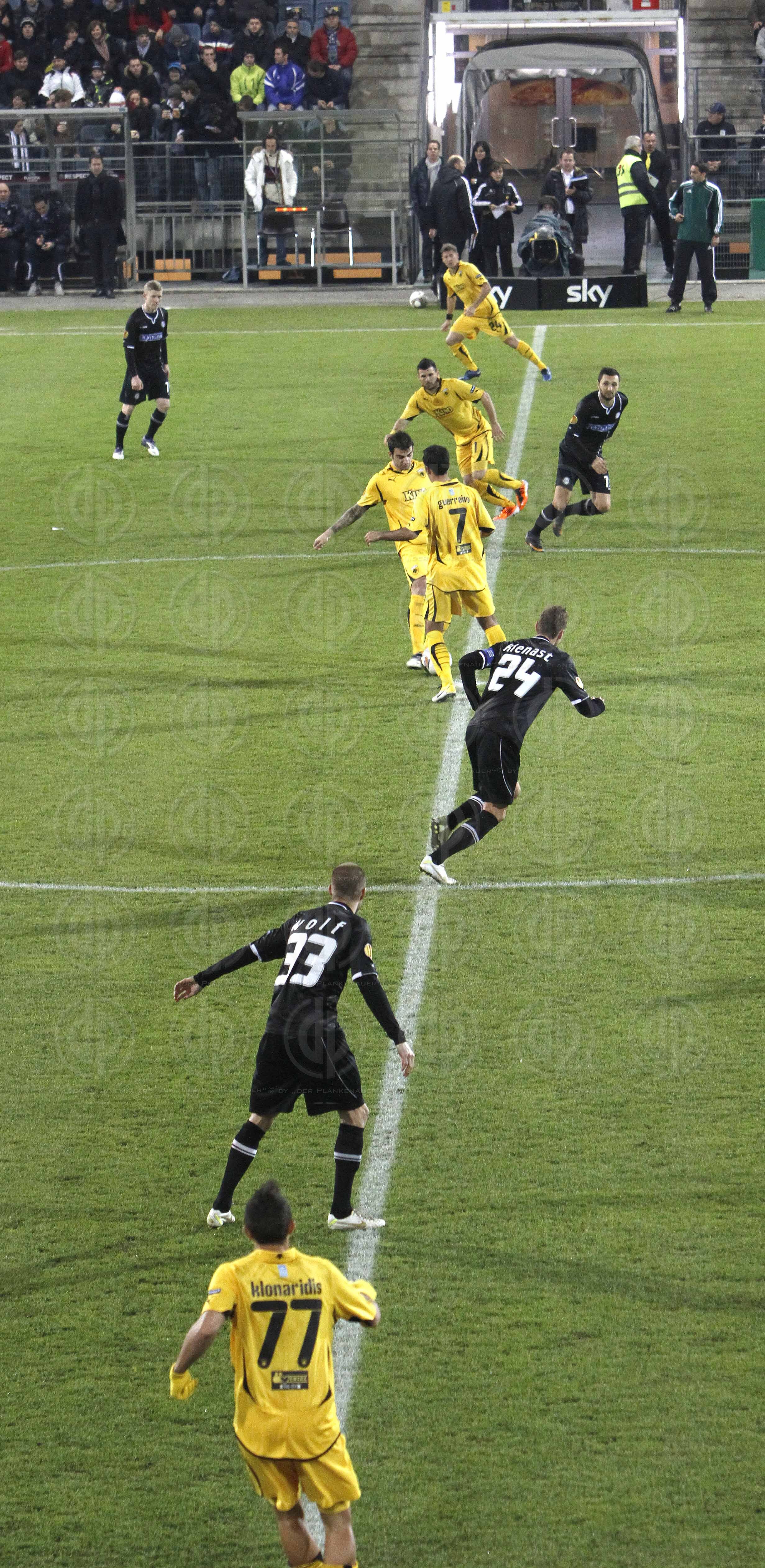 Euro League SK Sturm vs. AEK Athen (1:3)