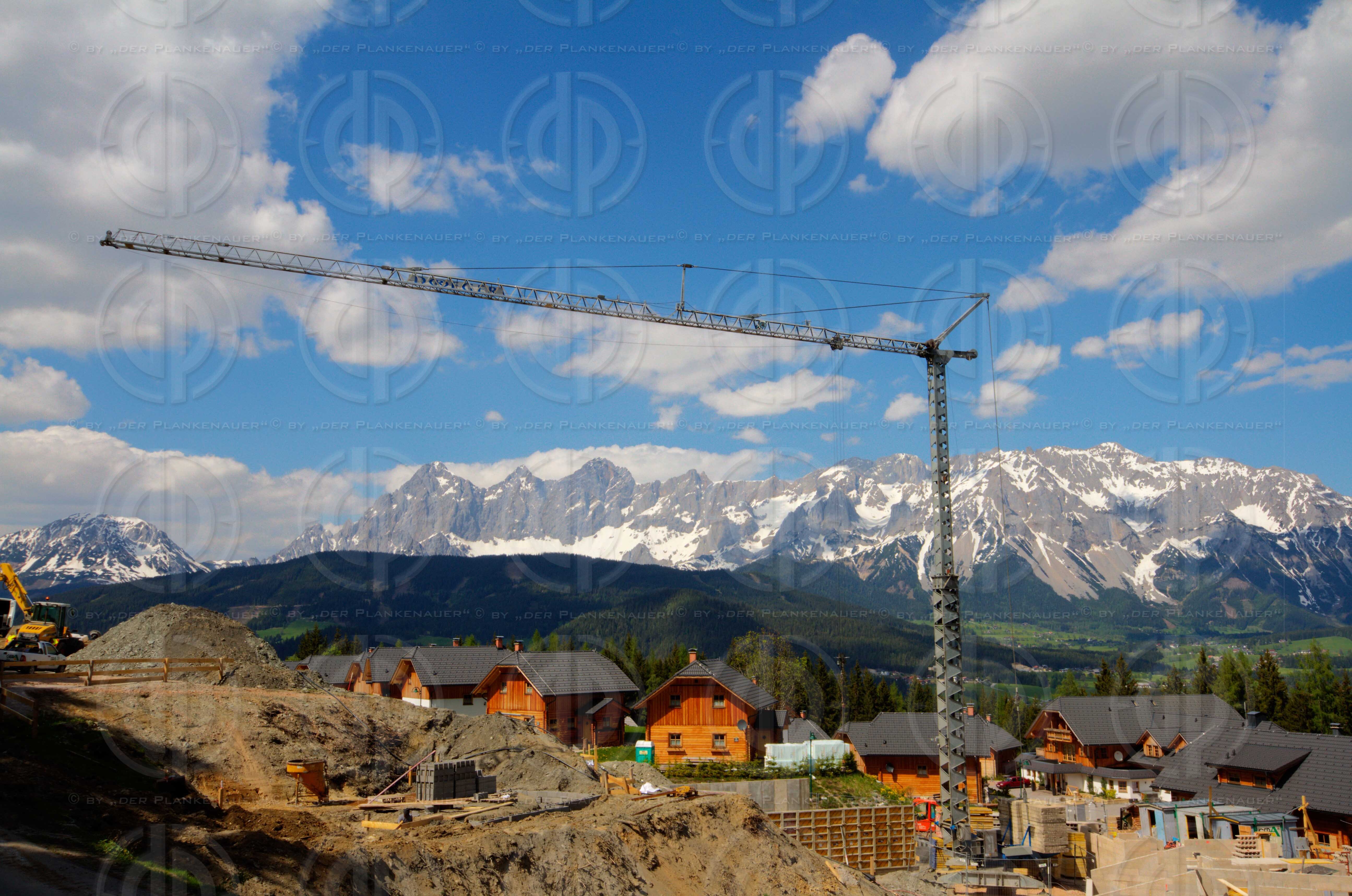 Bauarbeiten in Schladming