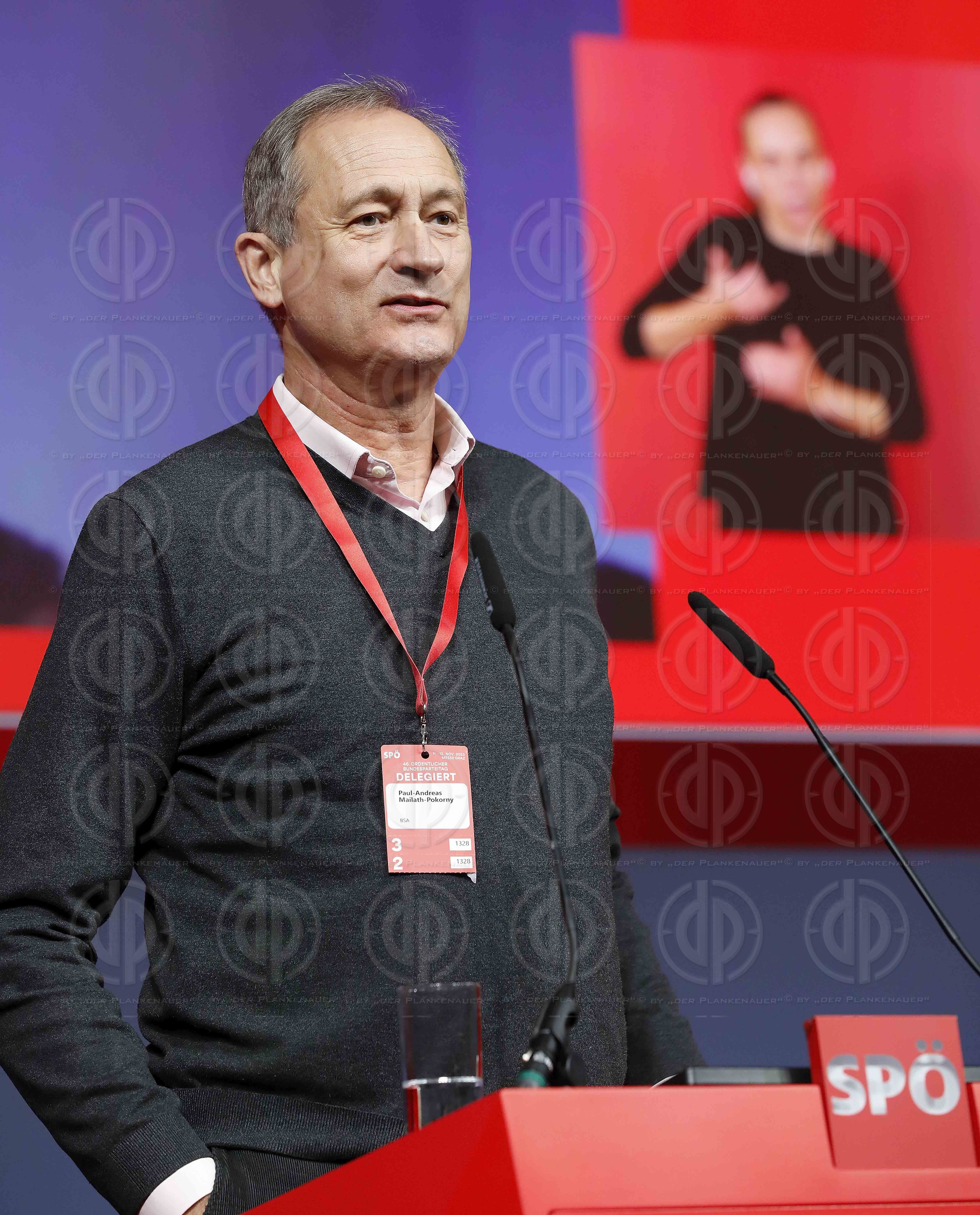 46. Bundesparteitag der SPÖ in Graz am 11.11.2023