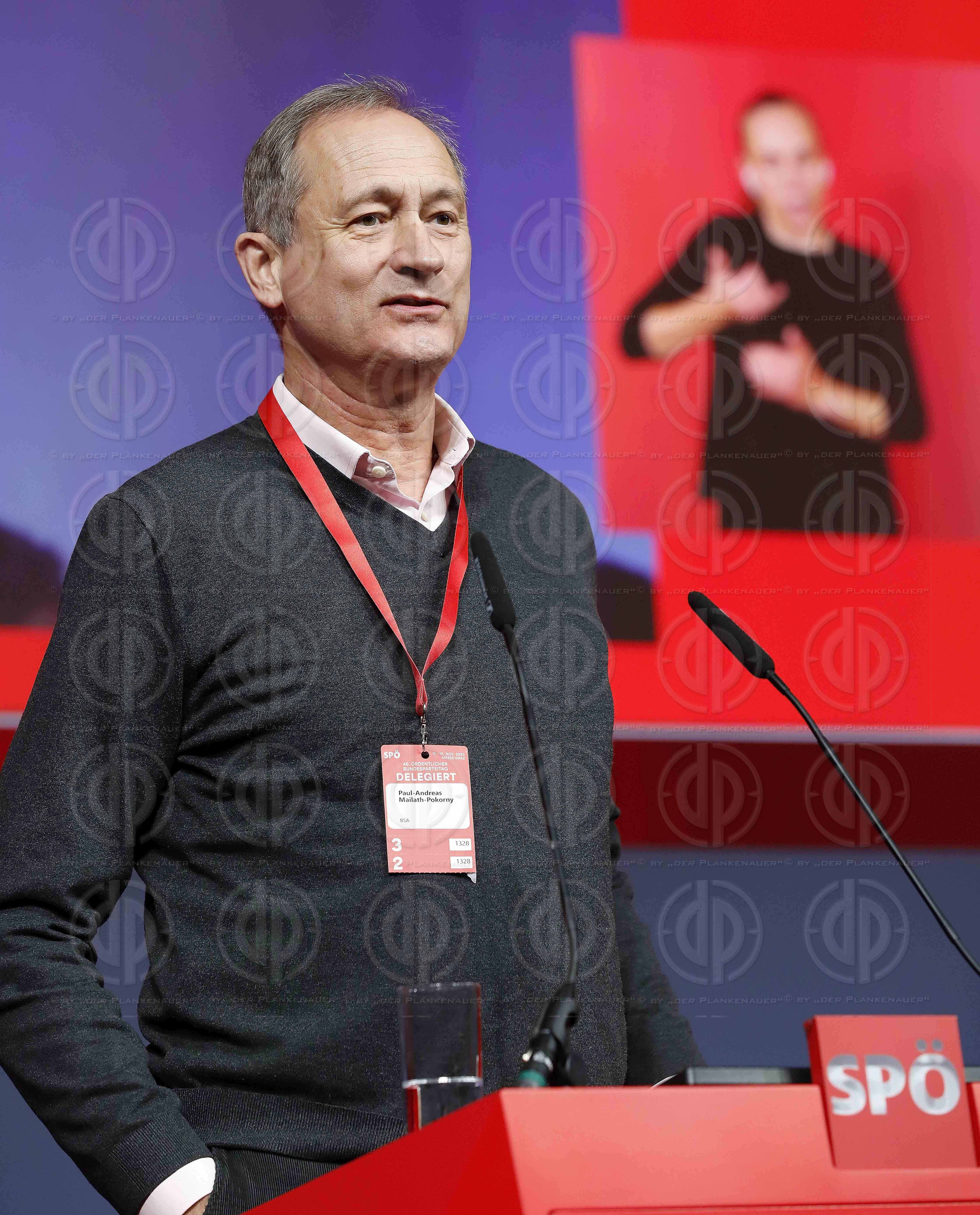 46. Bundesparteitag der SPÖ in Graz am 11.11.2023