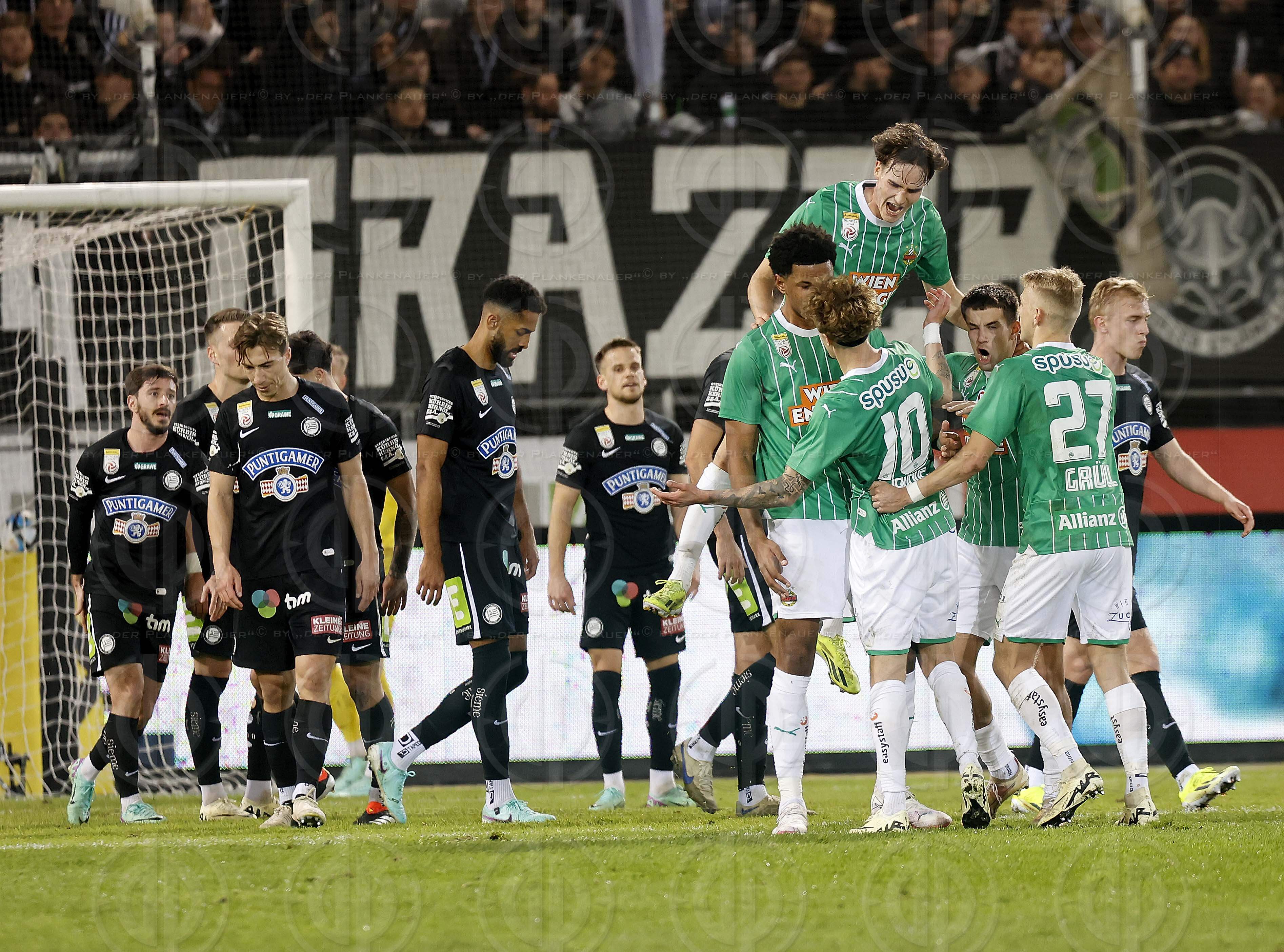 SK Sturm vs. SK Rapid (1:1) am 18.02.2024