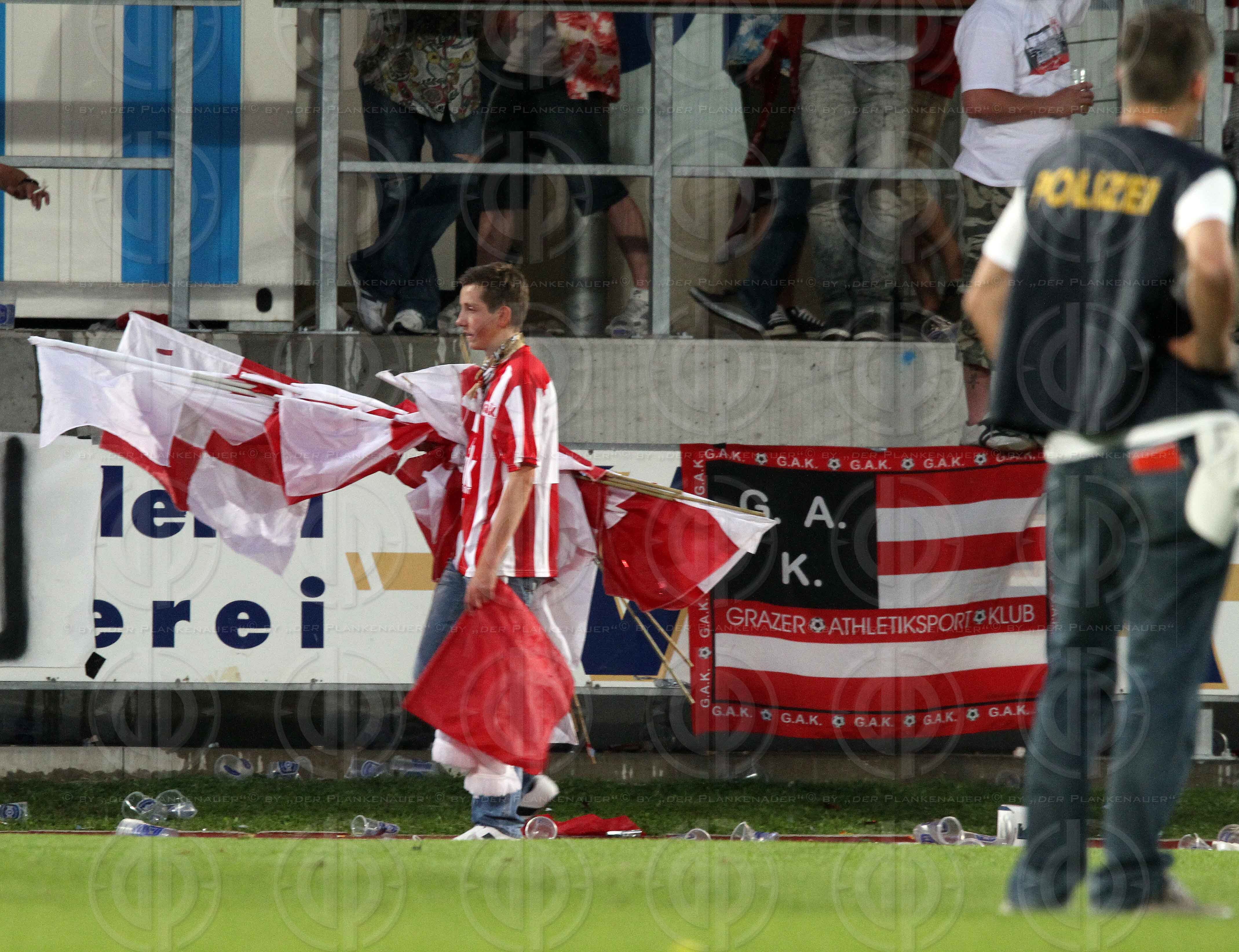 Relegation Hartberg vs. GAK (3:0, Spielabbruch)
