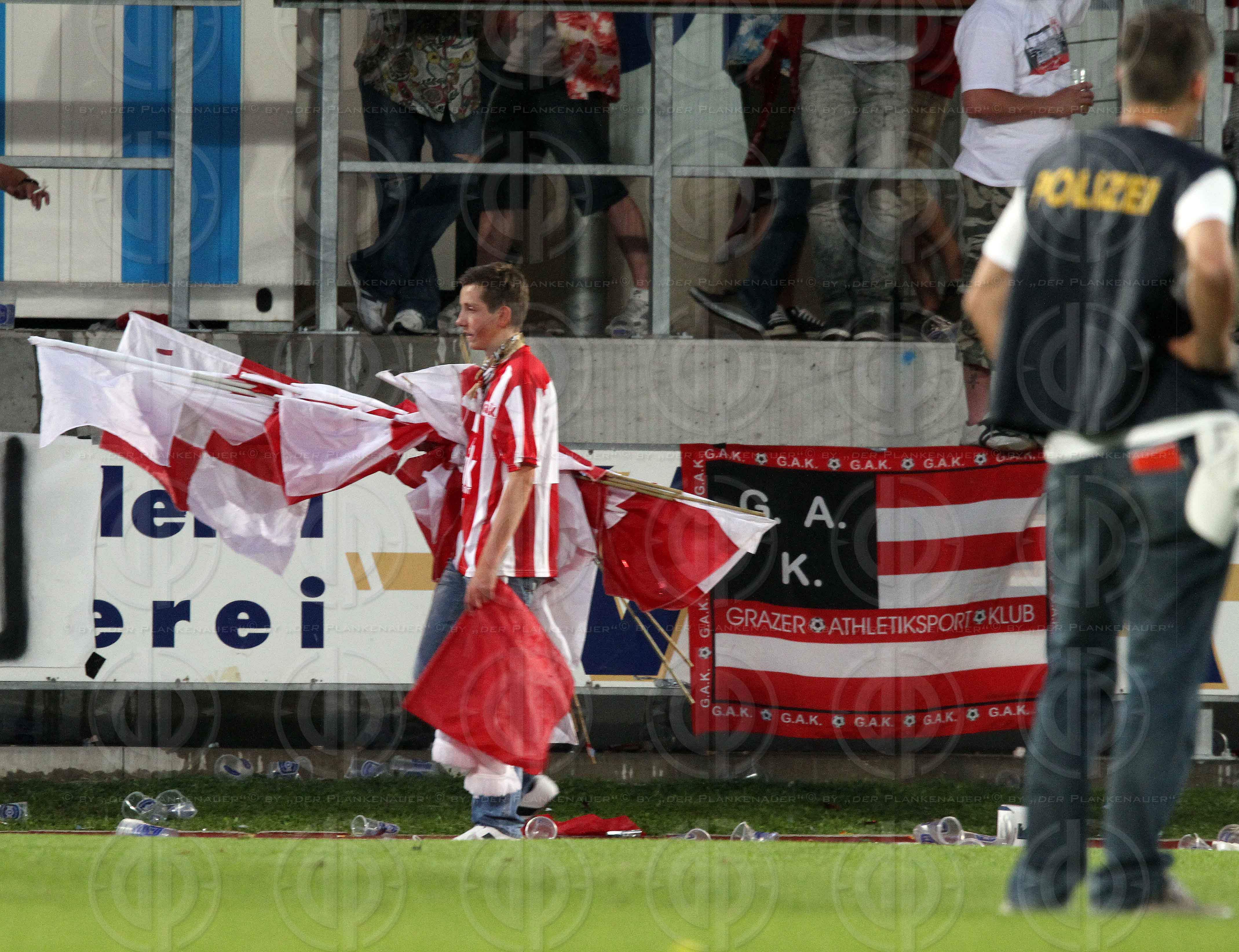 Relegation Hartberg vs. GAK (3:0, Spielabbruch)