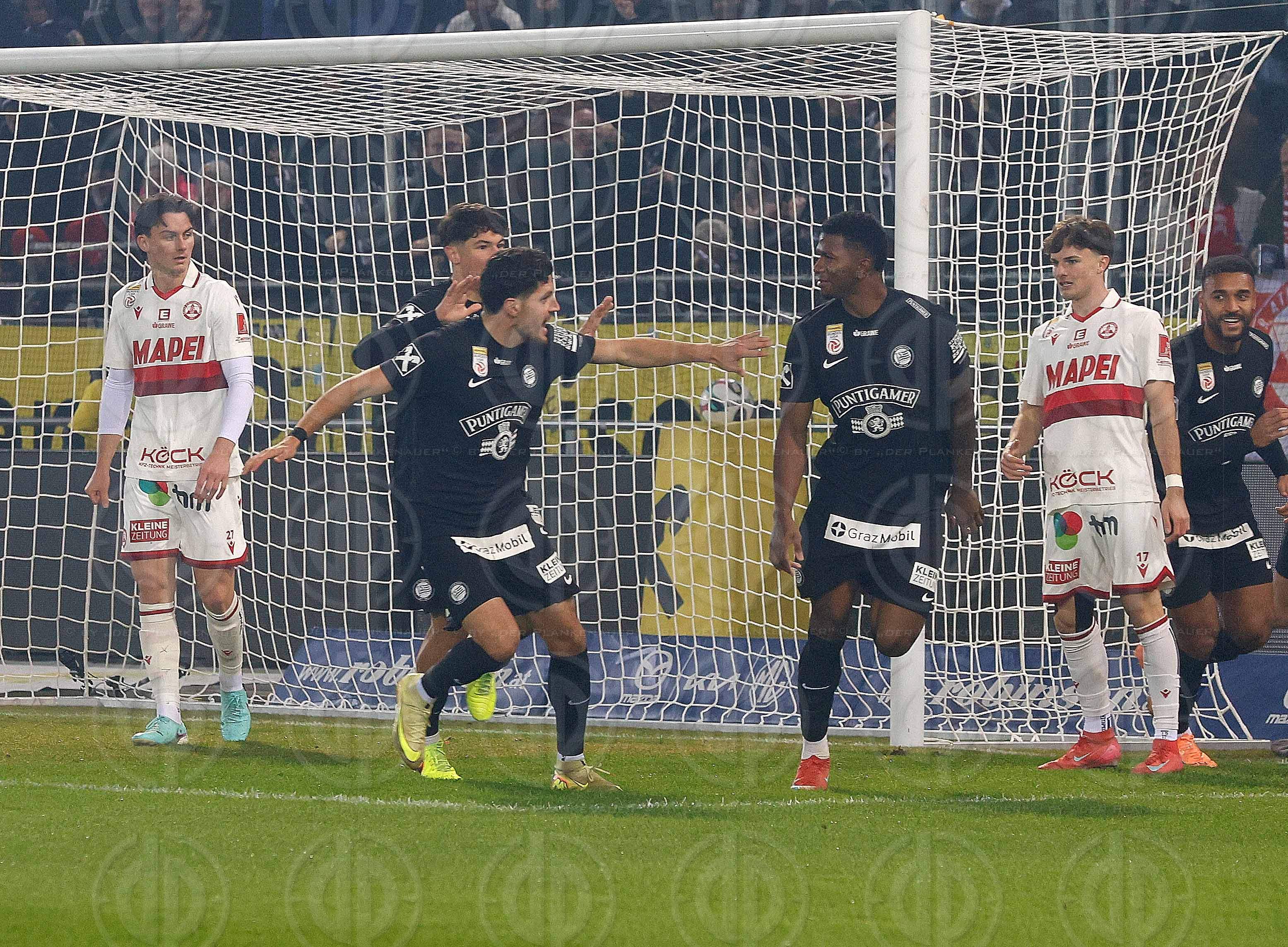 SK Sturm vs. GAK 1902 (2:1) am 07.12.2025