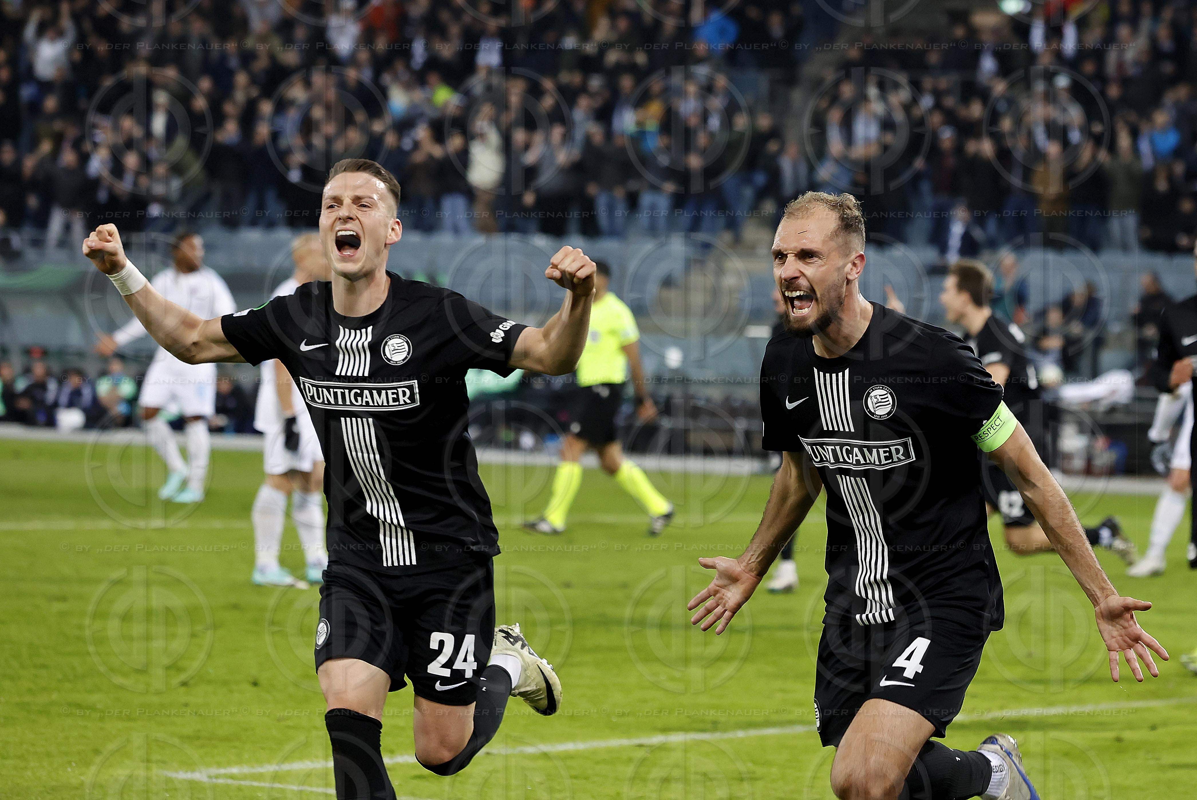 Conference League SK Sturm vs. Slovan Bratislava (4:1) am 15.02.