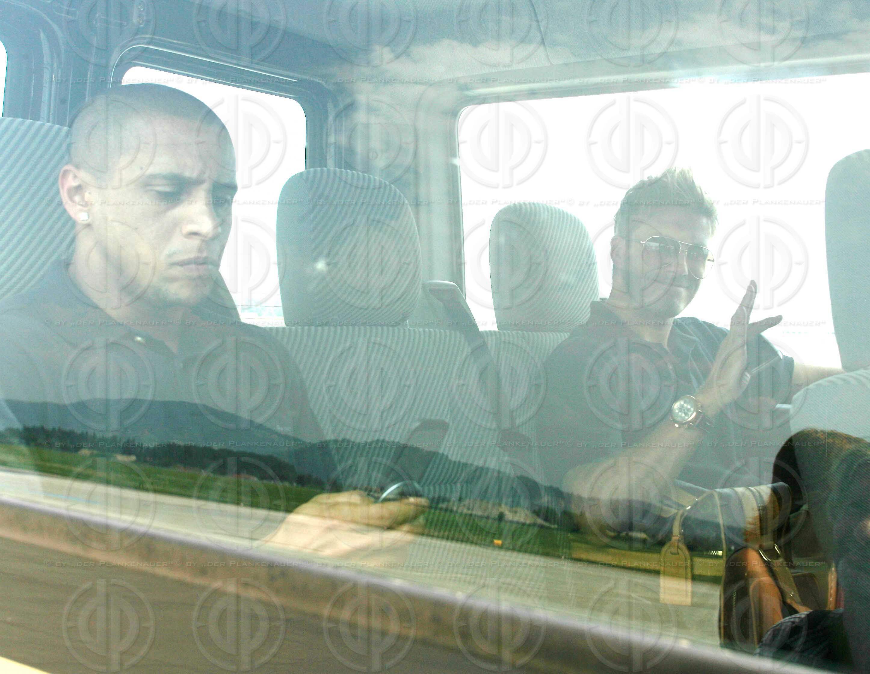 Ankunft Real Madrid Stars