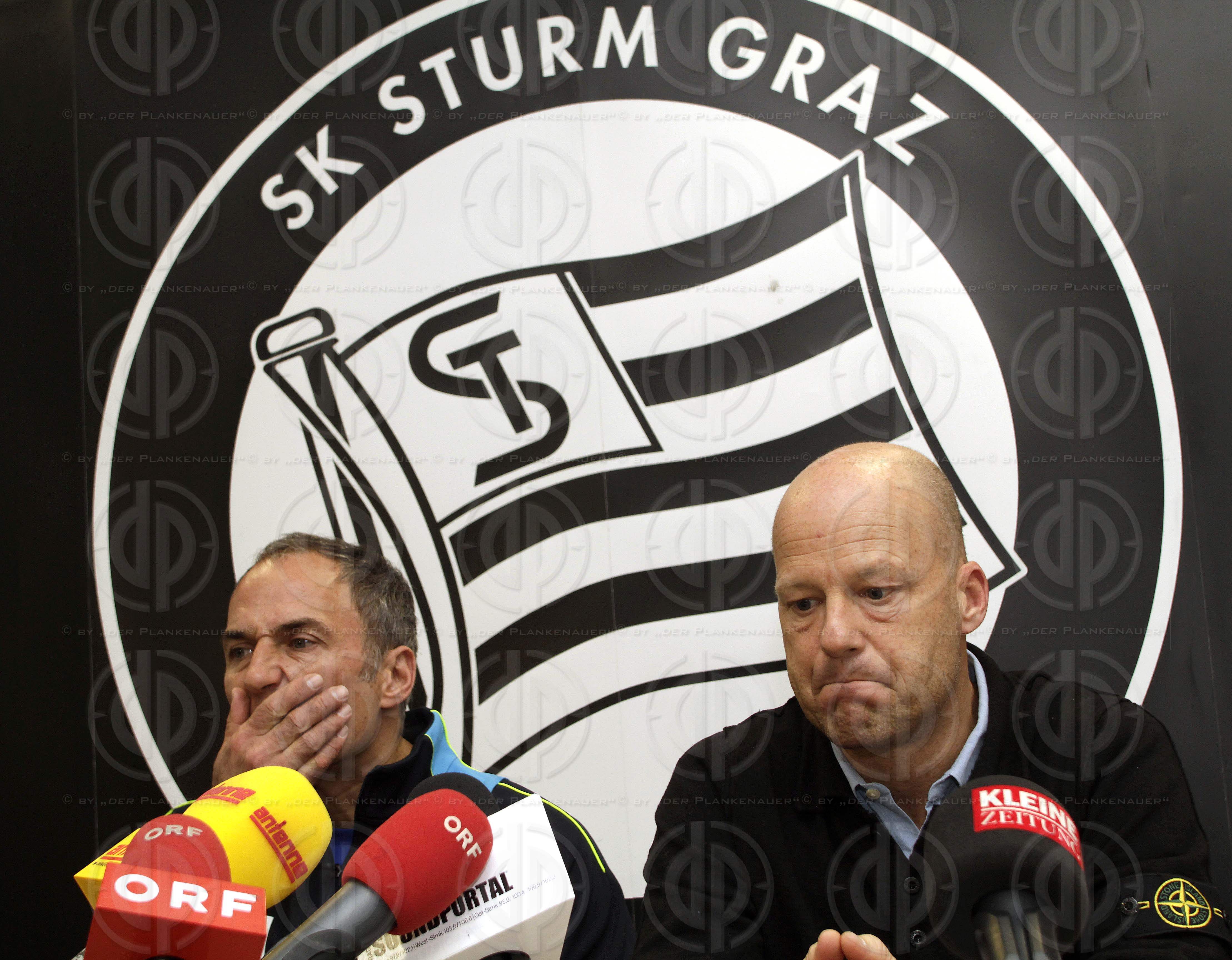 SK Sturm Pressekonferenz