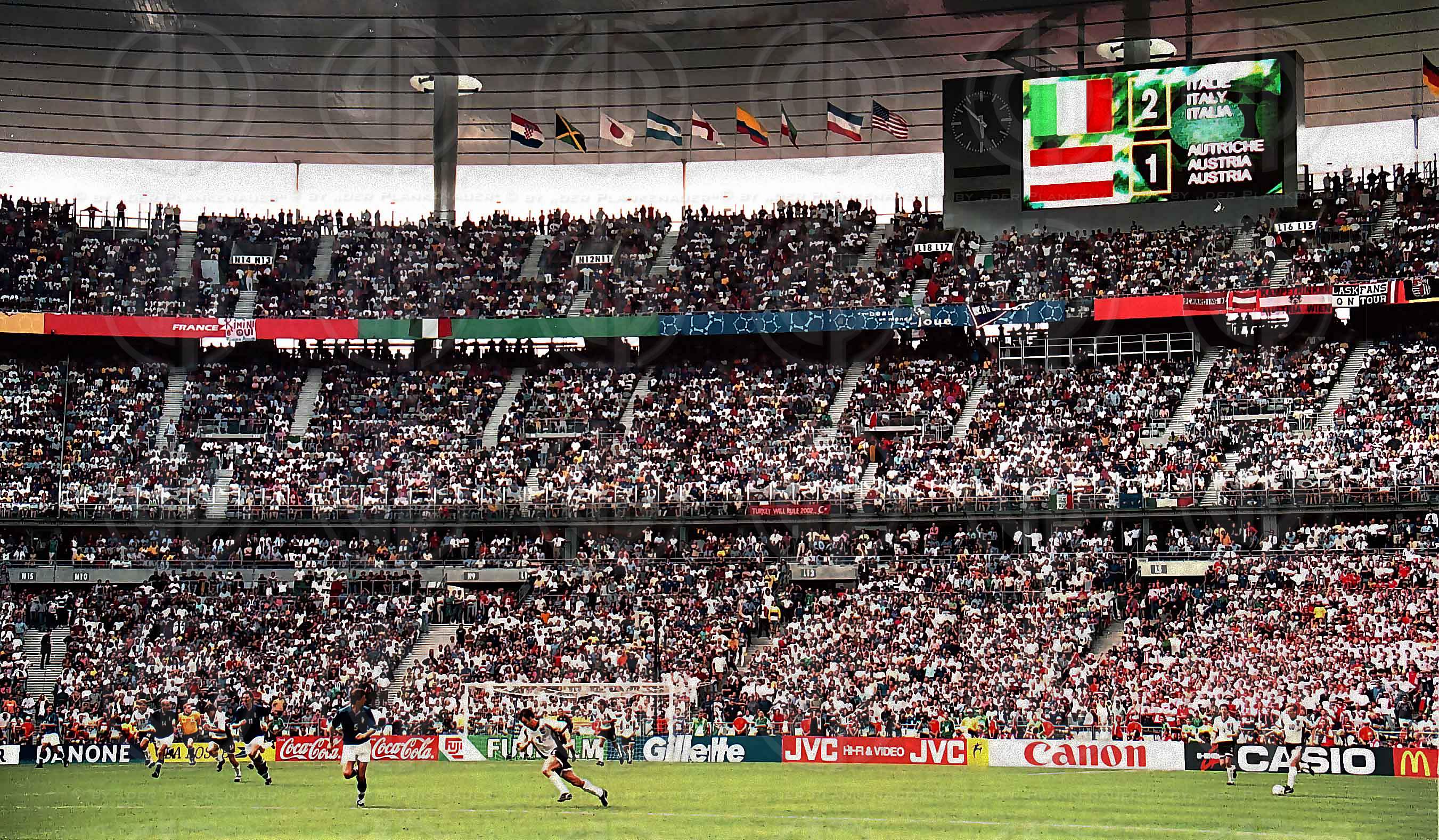 WM 1998 Frankreich Italien vs. Österreich 2:1