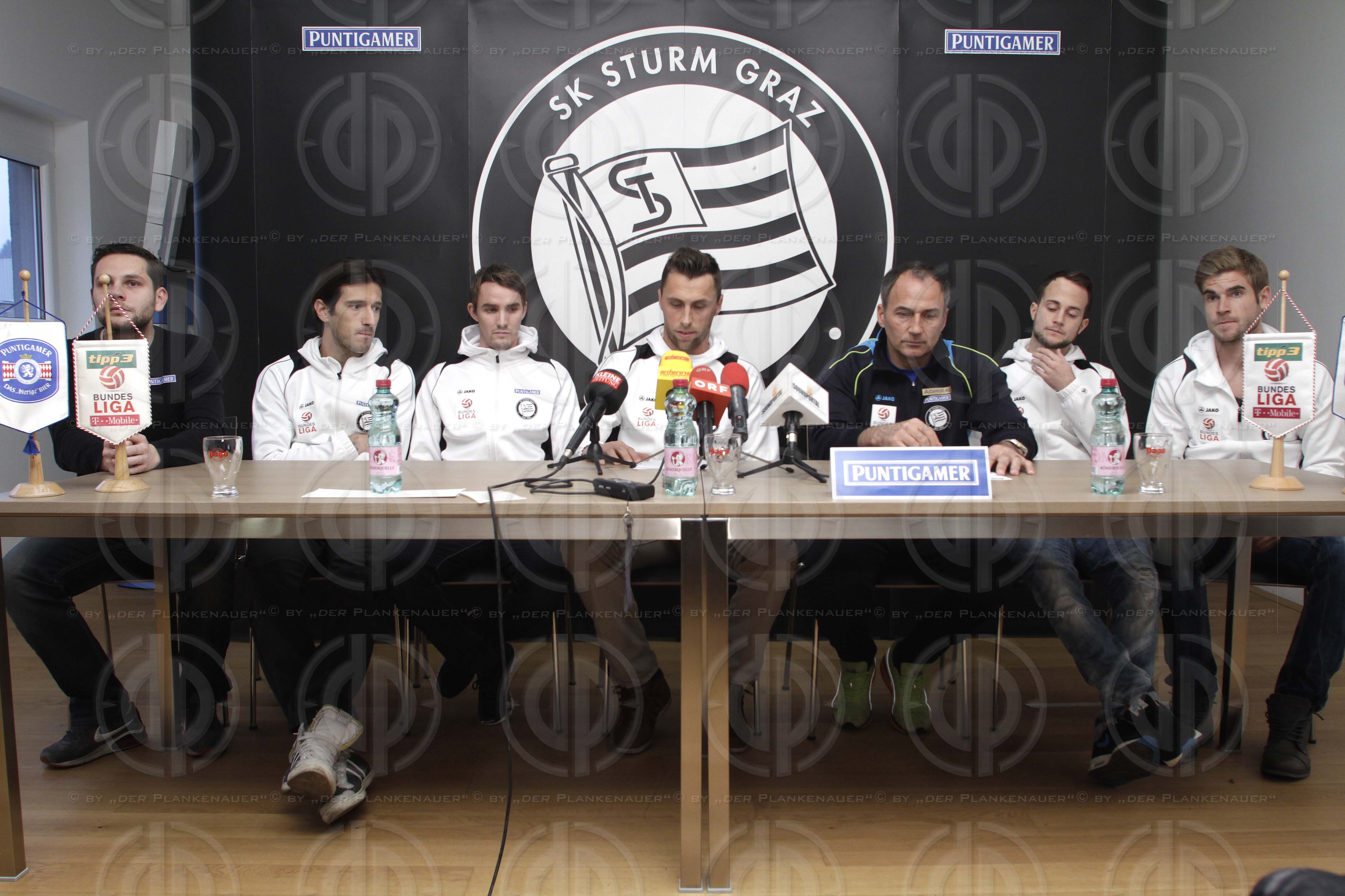 SK Sturm Pressekonferenz