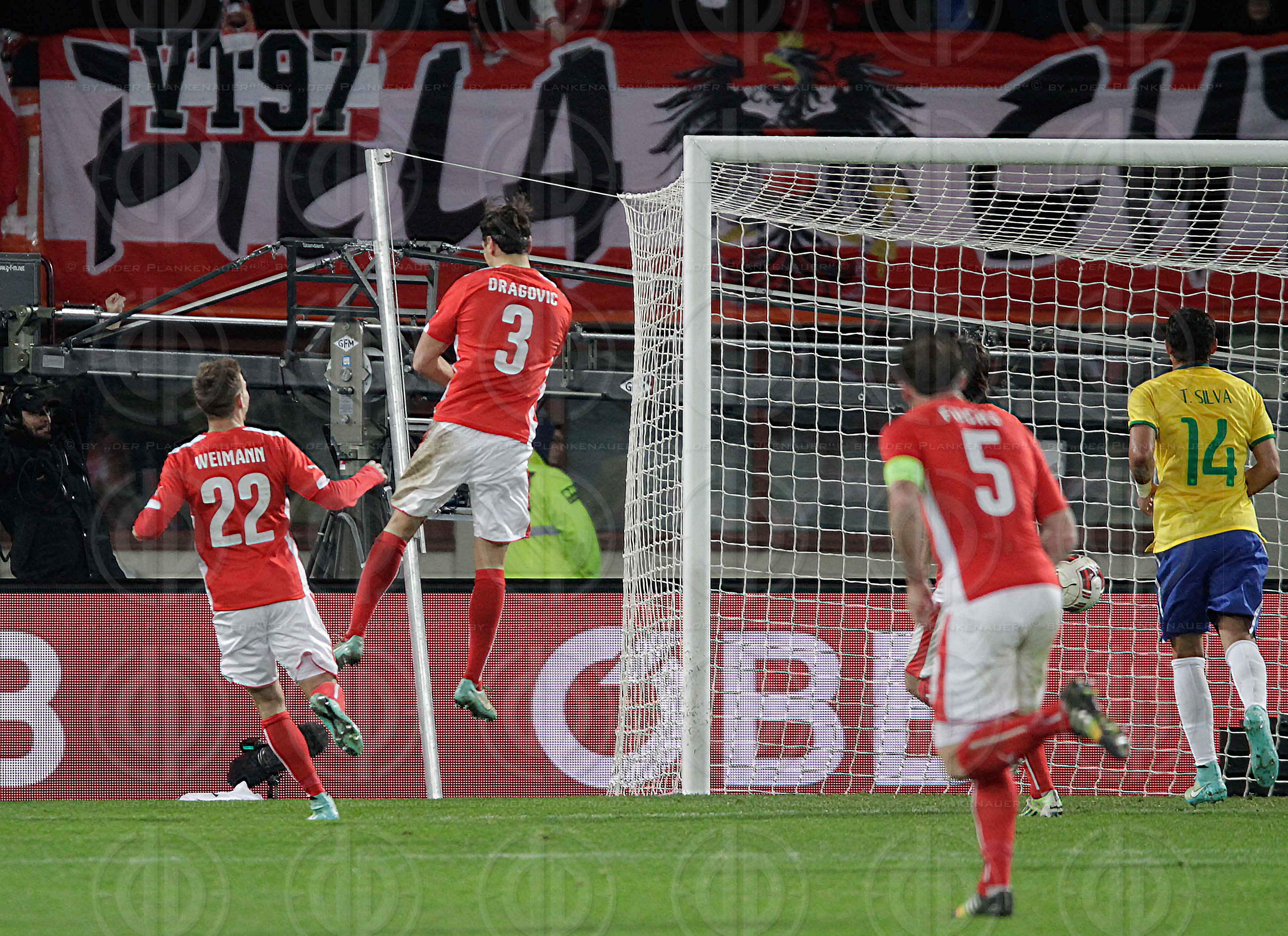 Freundschaftliches Laenderspiel Oesterreich vs. Brasilien (1:2)