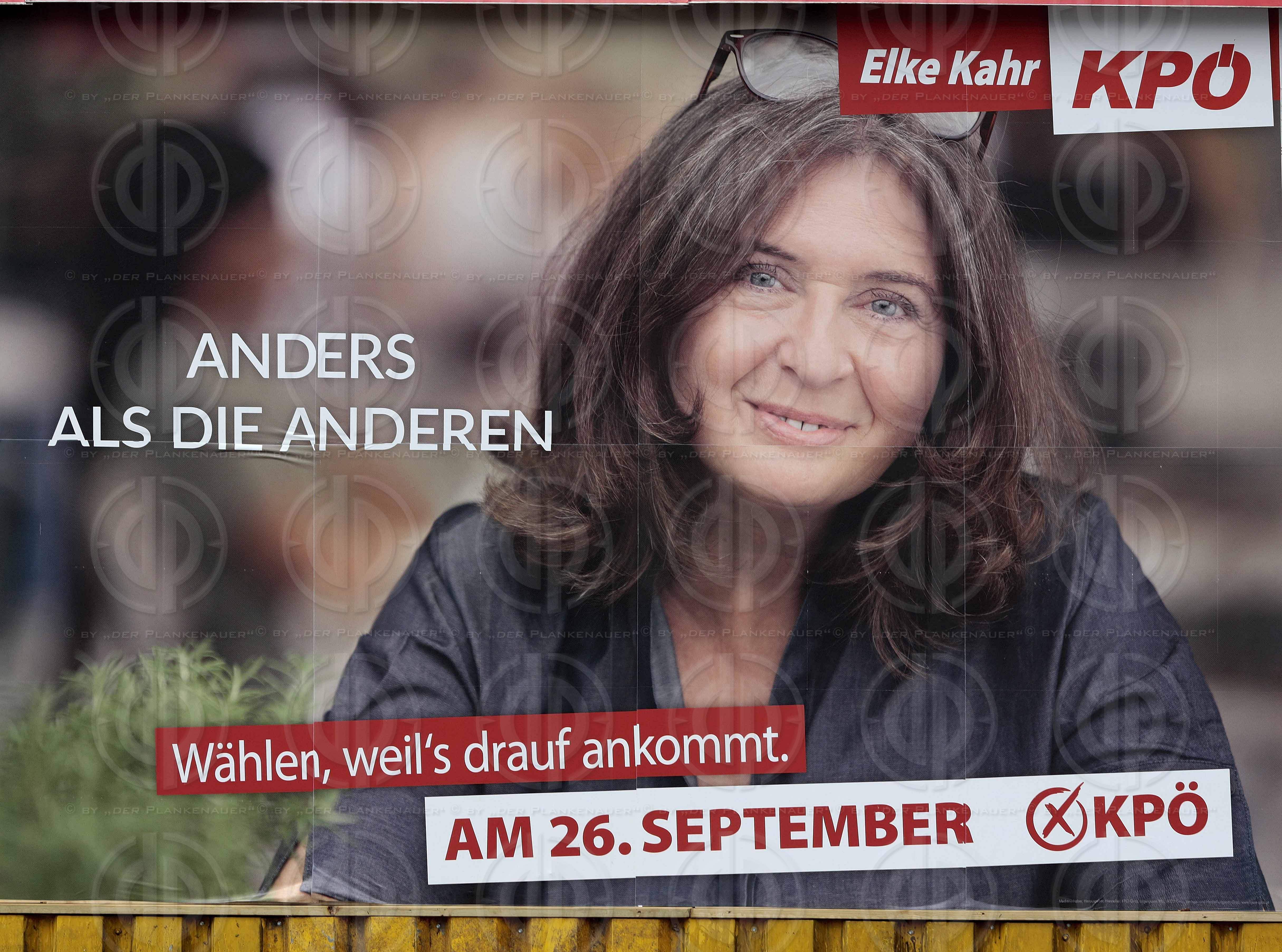 GR-Wahl 2021 Graz - Wahlplakate