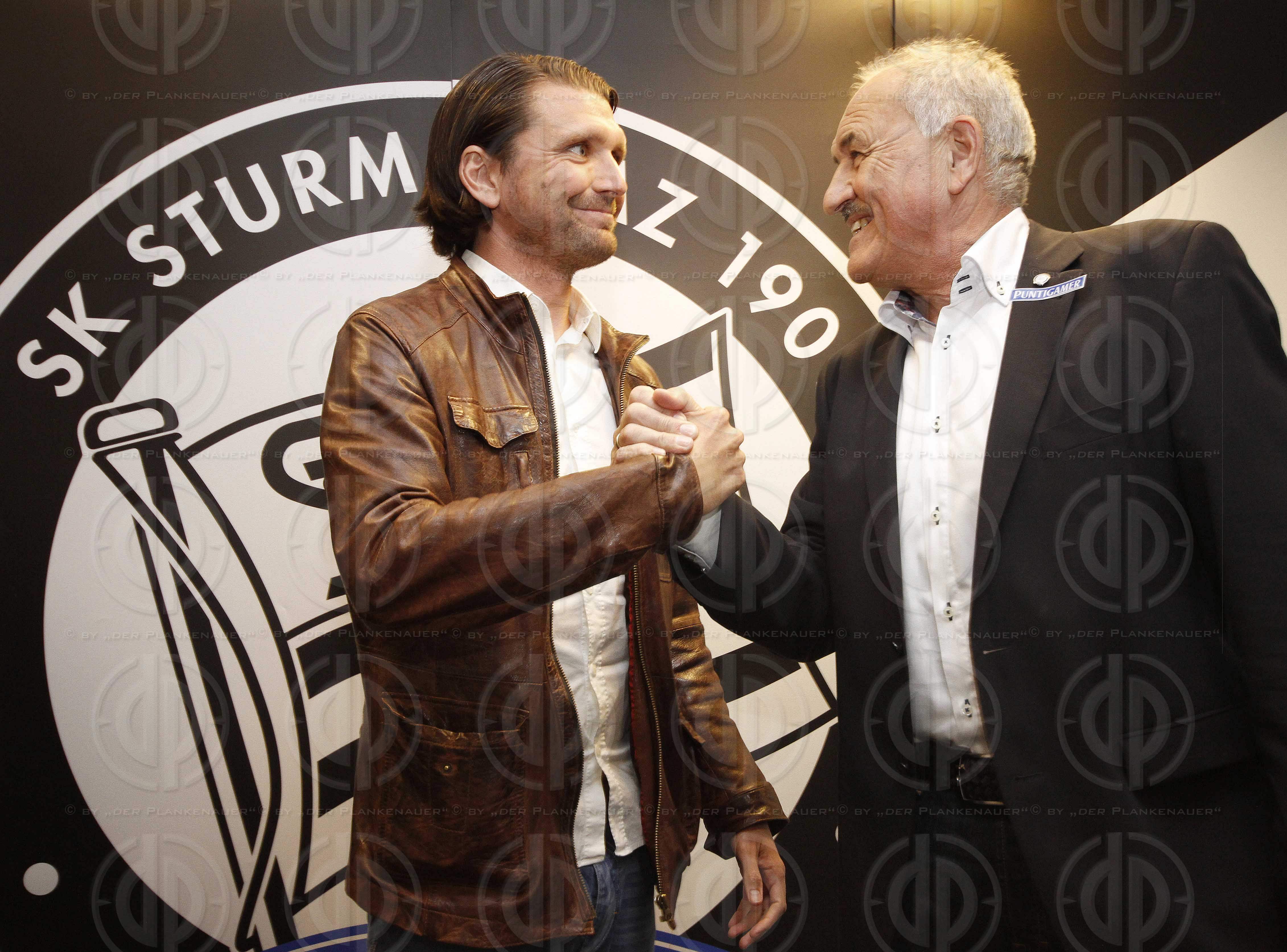 SK Sturm Pressekonferenz neuer Trainer