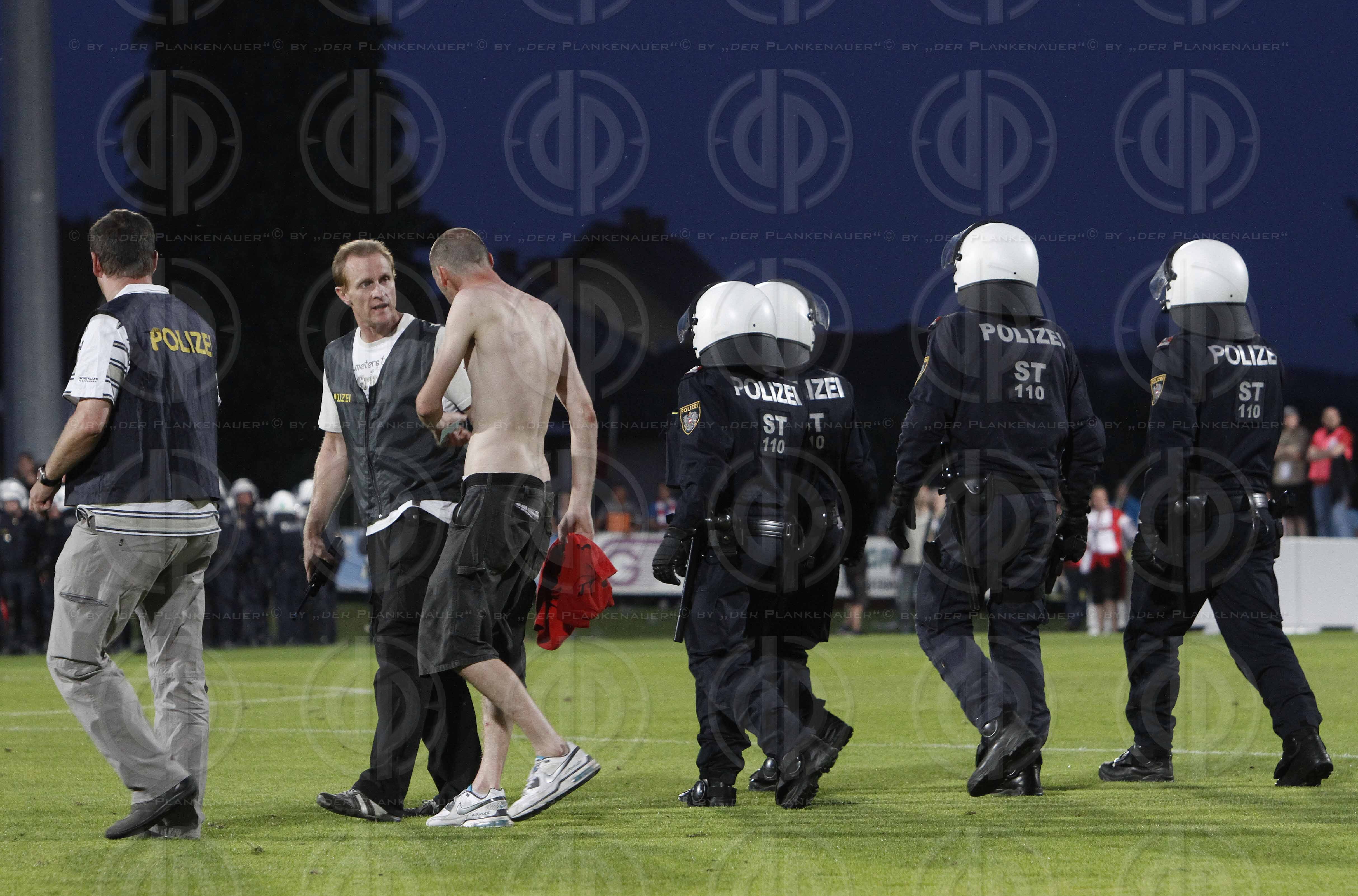 Relegation Hartberg vs. GAK (3:0, Spielabbruch)