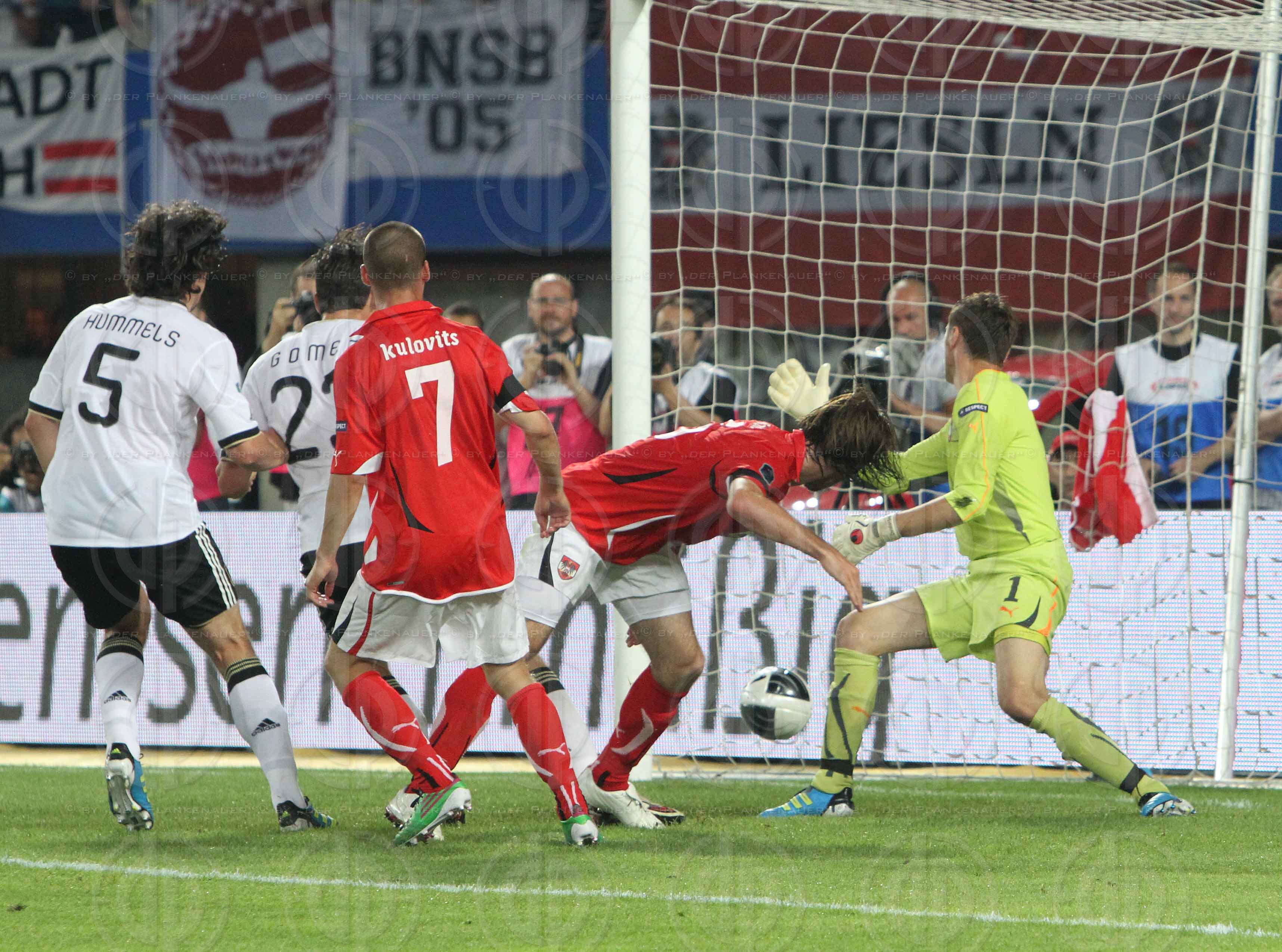 Qualifikation zur UEFA EURO 2012 Österreich vs. Deutschland