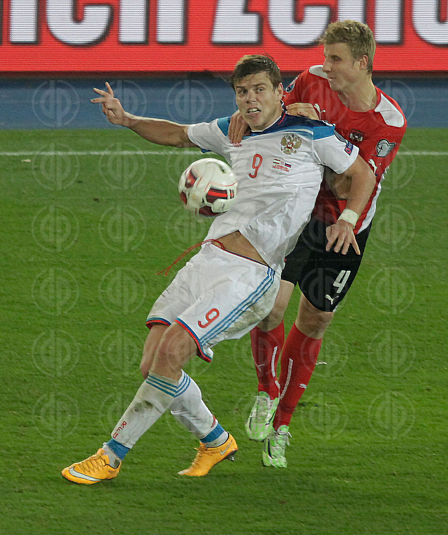 EM-Qualifikationsrunde Oesterreich vs. Russland (1:0)