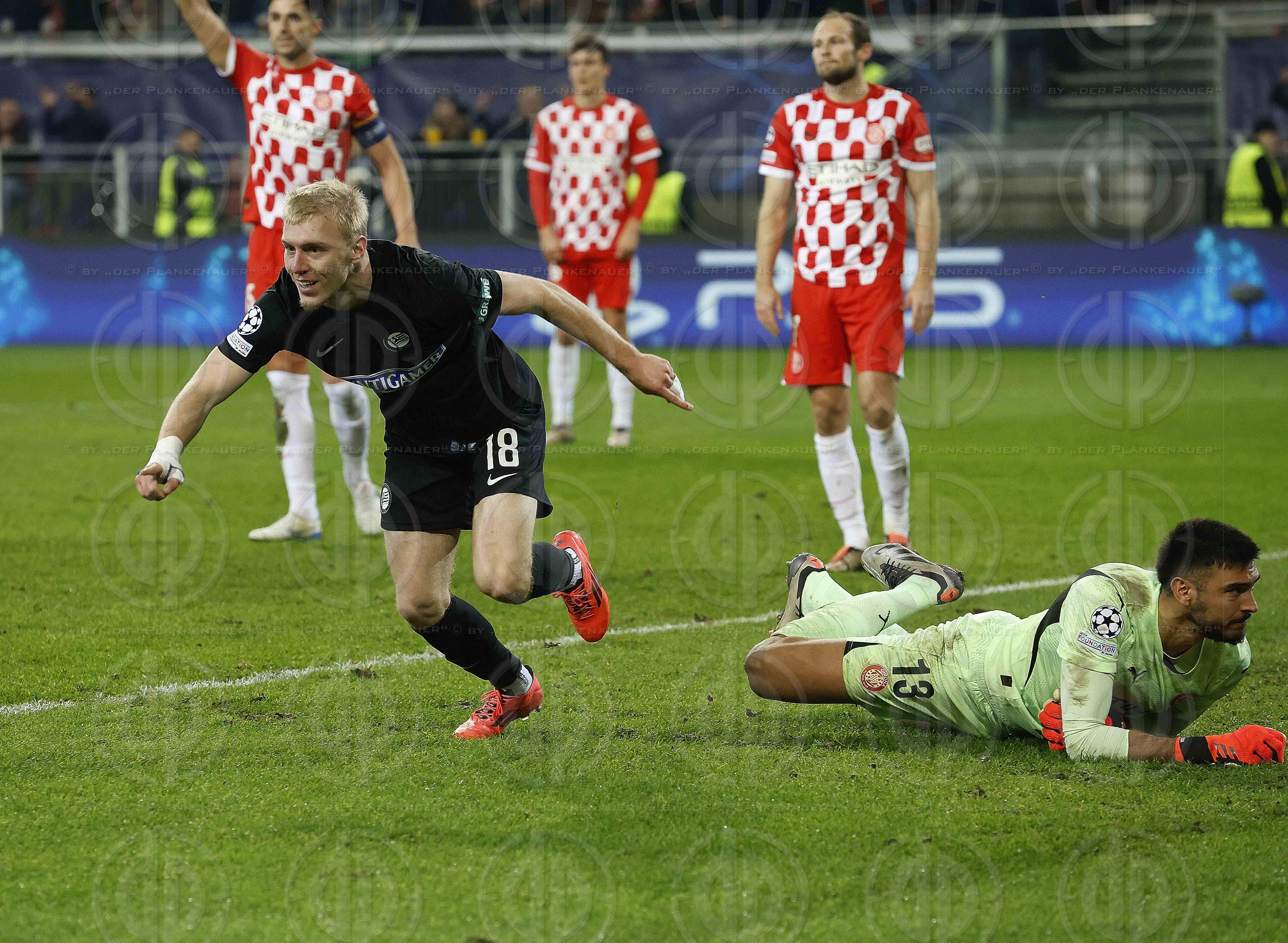 UEFA Champions League SK Sturm vs. Girona (1:0) in Klagenfurt a