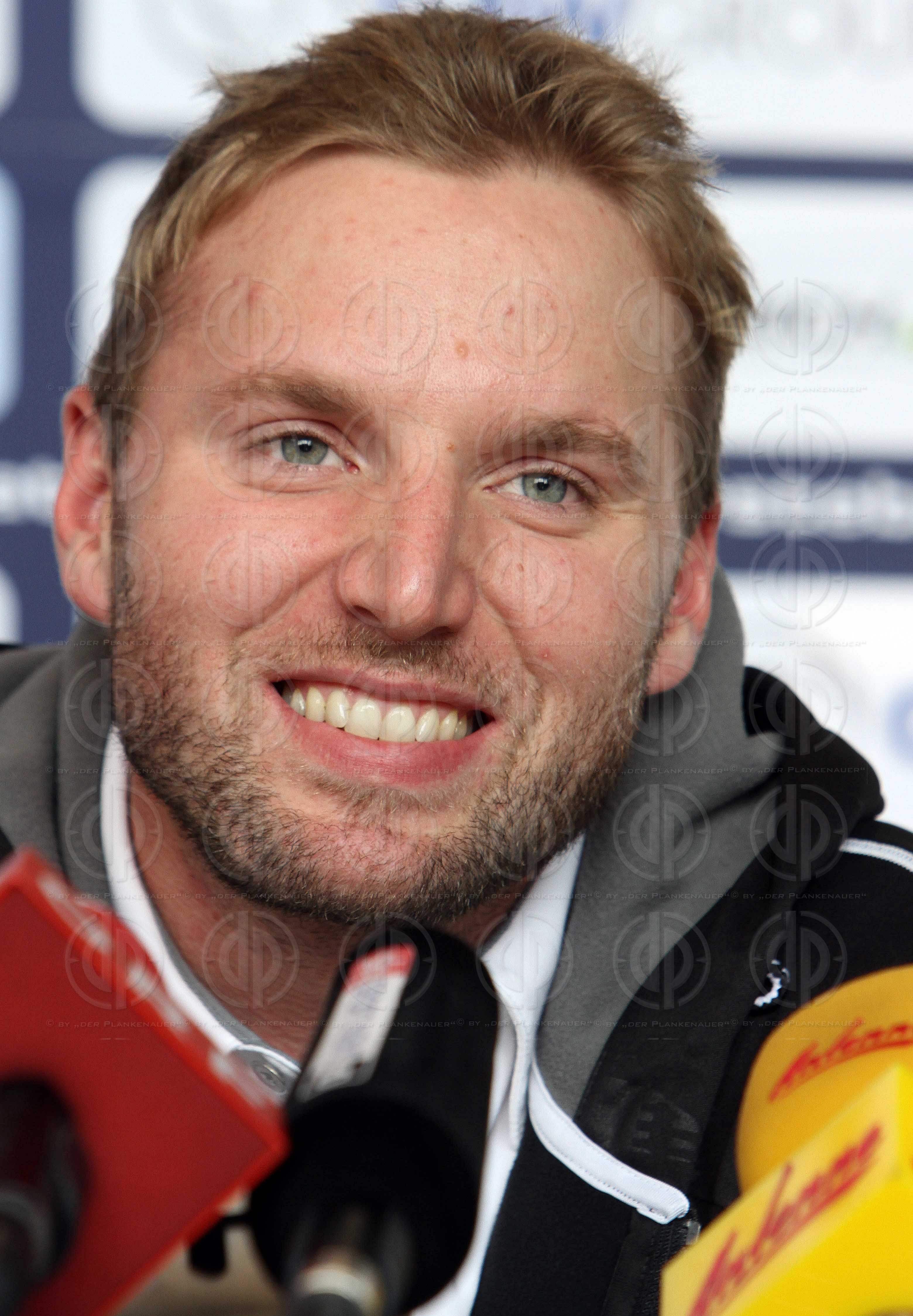 PK Thomas Vanek bei den Graz 99ers