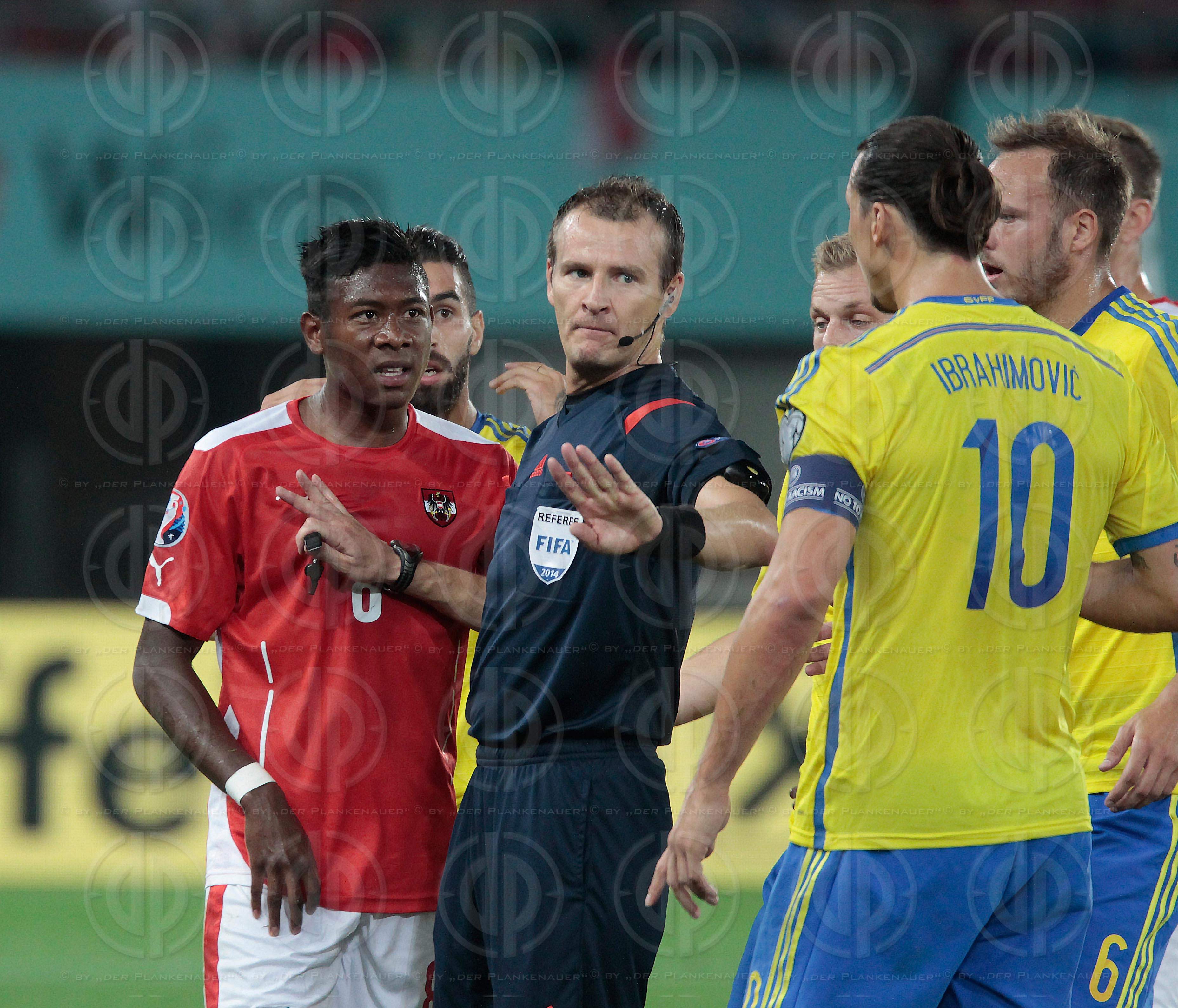 EM 2016-Qualifikationsrunde Oesterreich vs. Schweden (1:1)