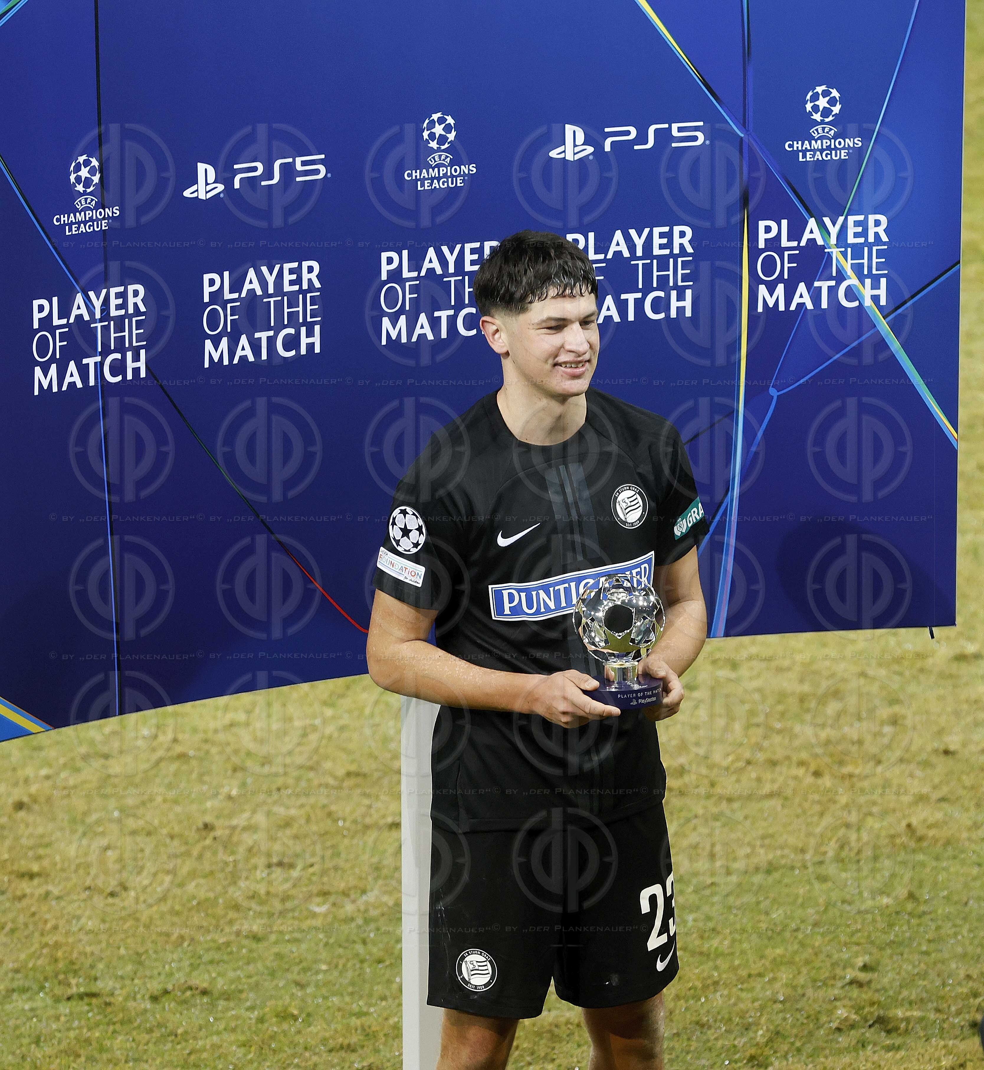 UEFA Champions League SK  Sturm vs. RB Leipzig (1:0) in Klagenfu