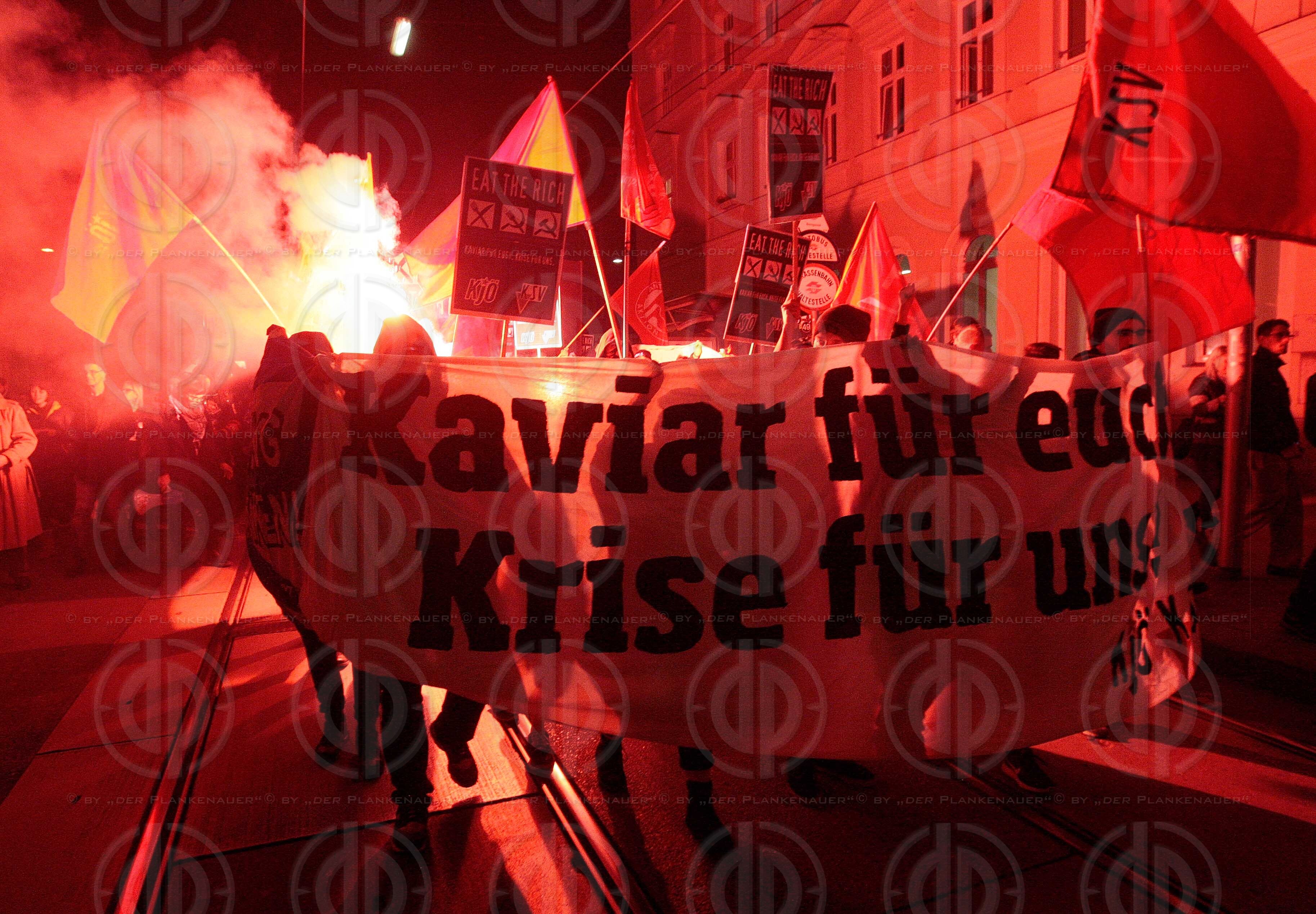 Demo gegen den Opernball 2017