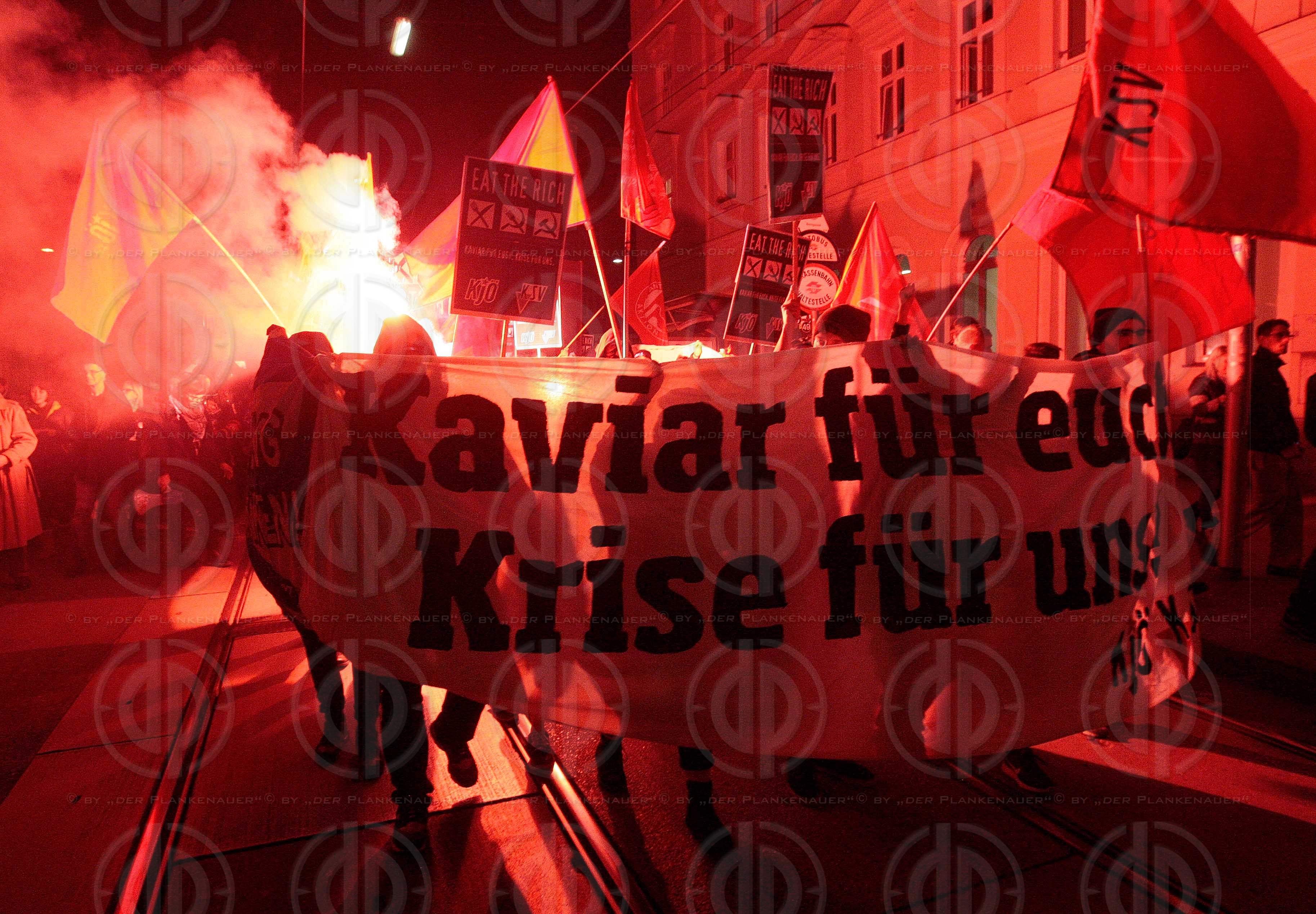 Demo gegen den Opernball 2017