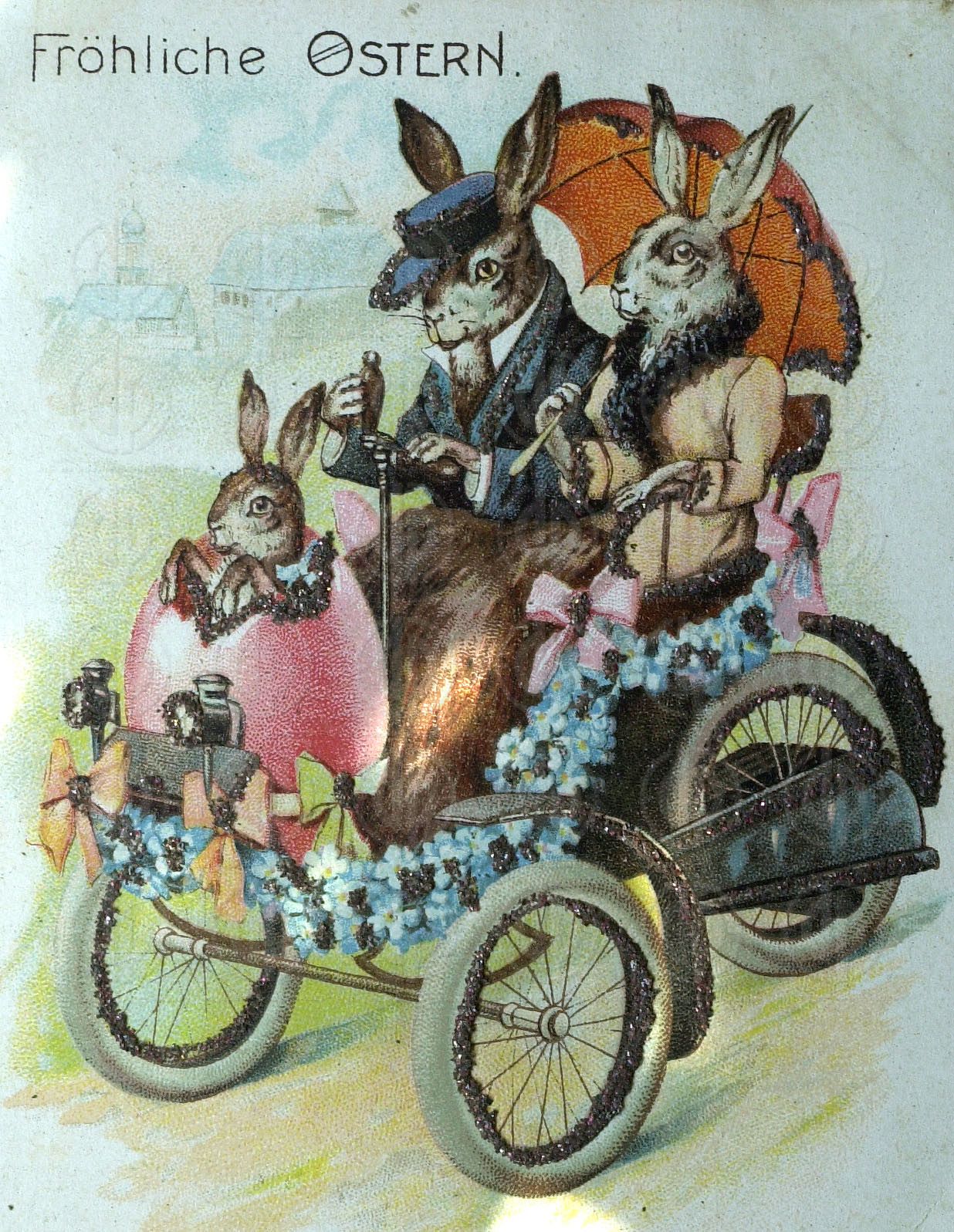 Ostermotiv Osterhase