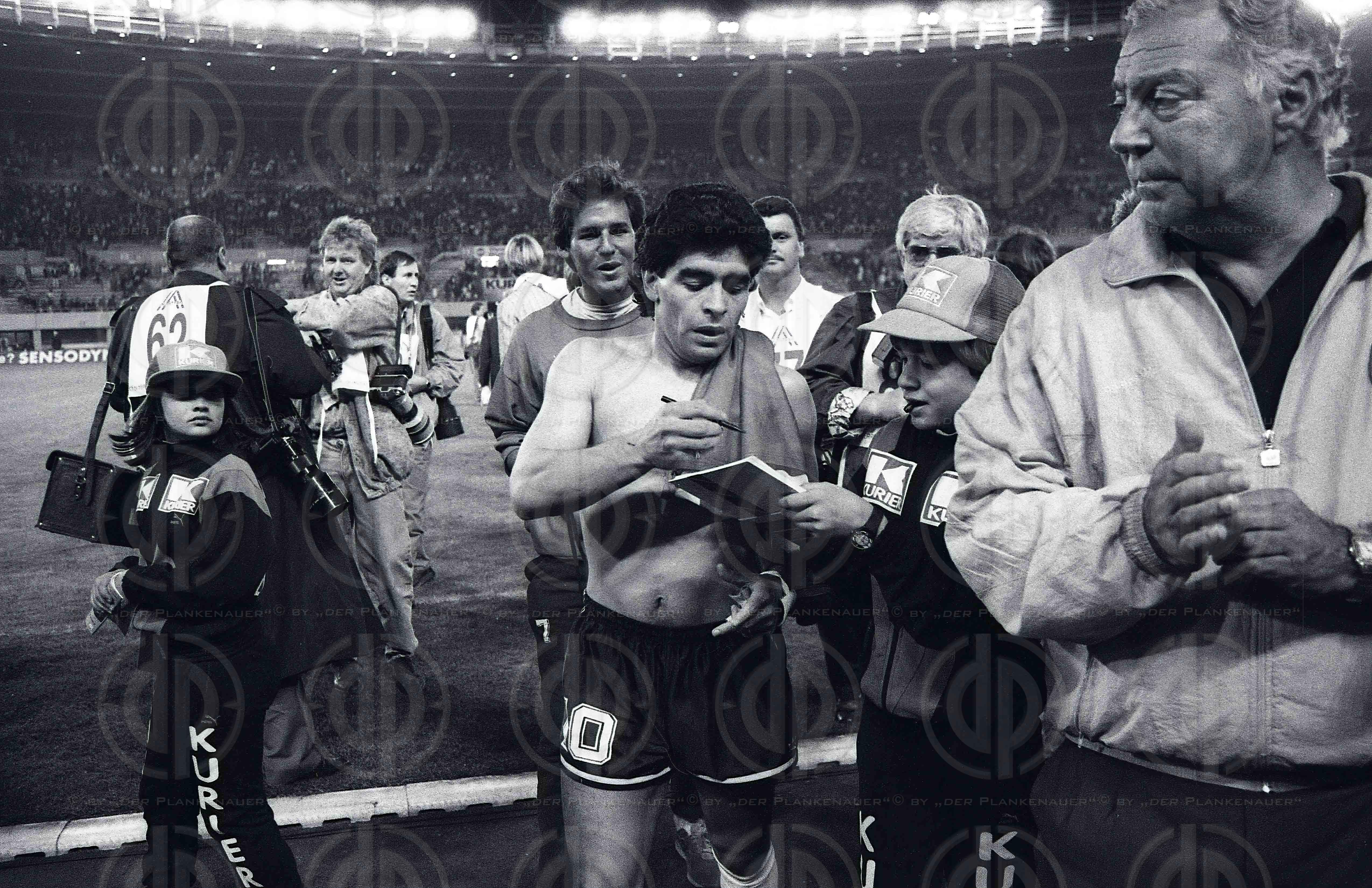 Länderspiel Österreich vs. Argentinien am 03.05.1990