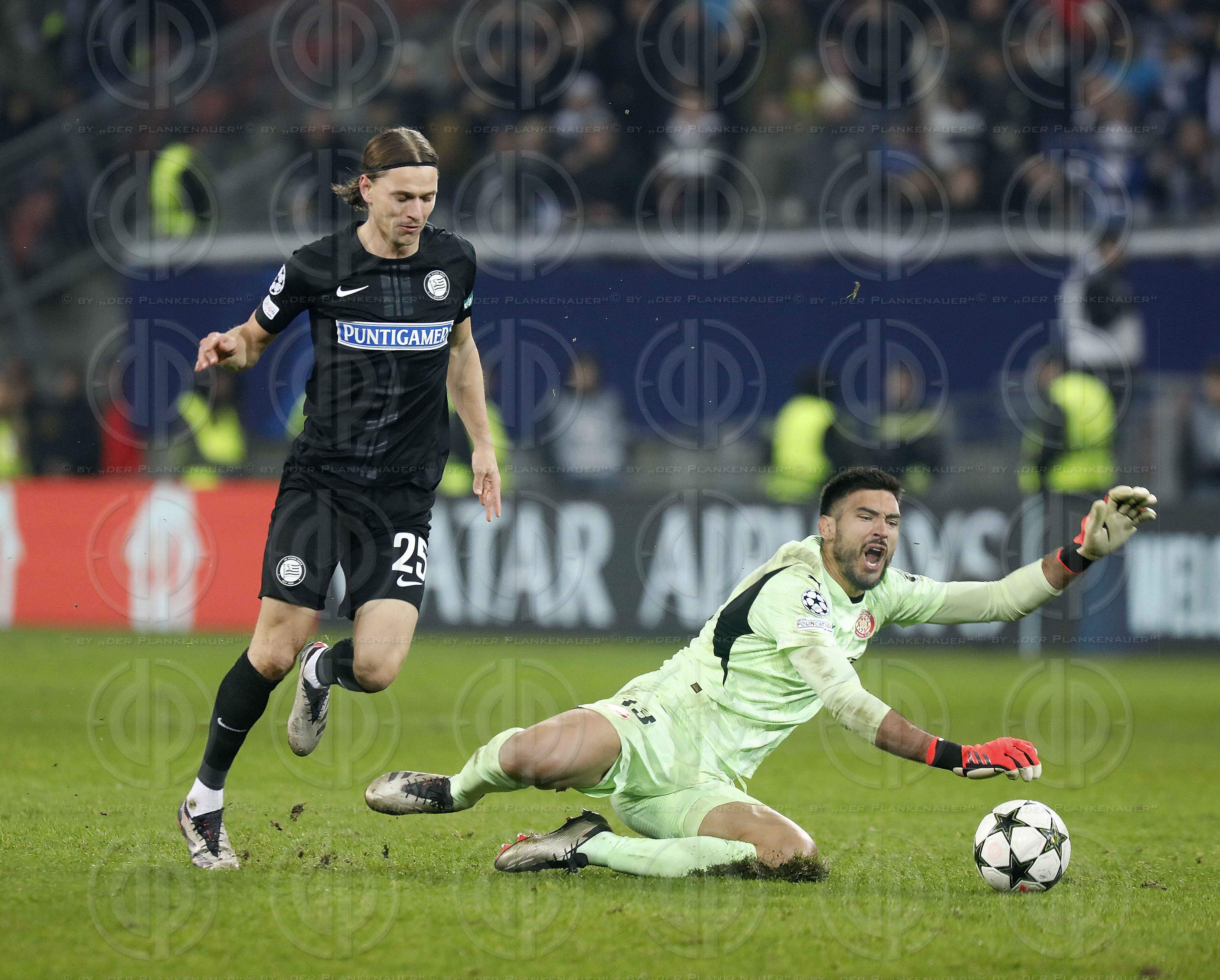 UEFA Champions League SK Sturm vs. Girona (1:0) in Klagenfurt a