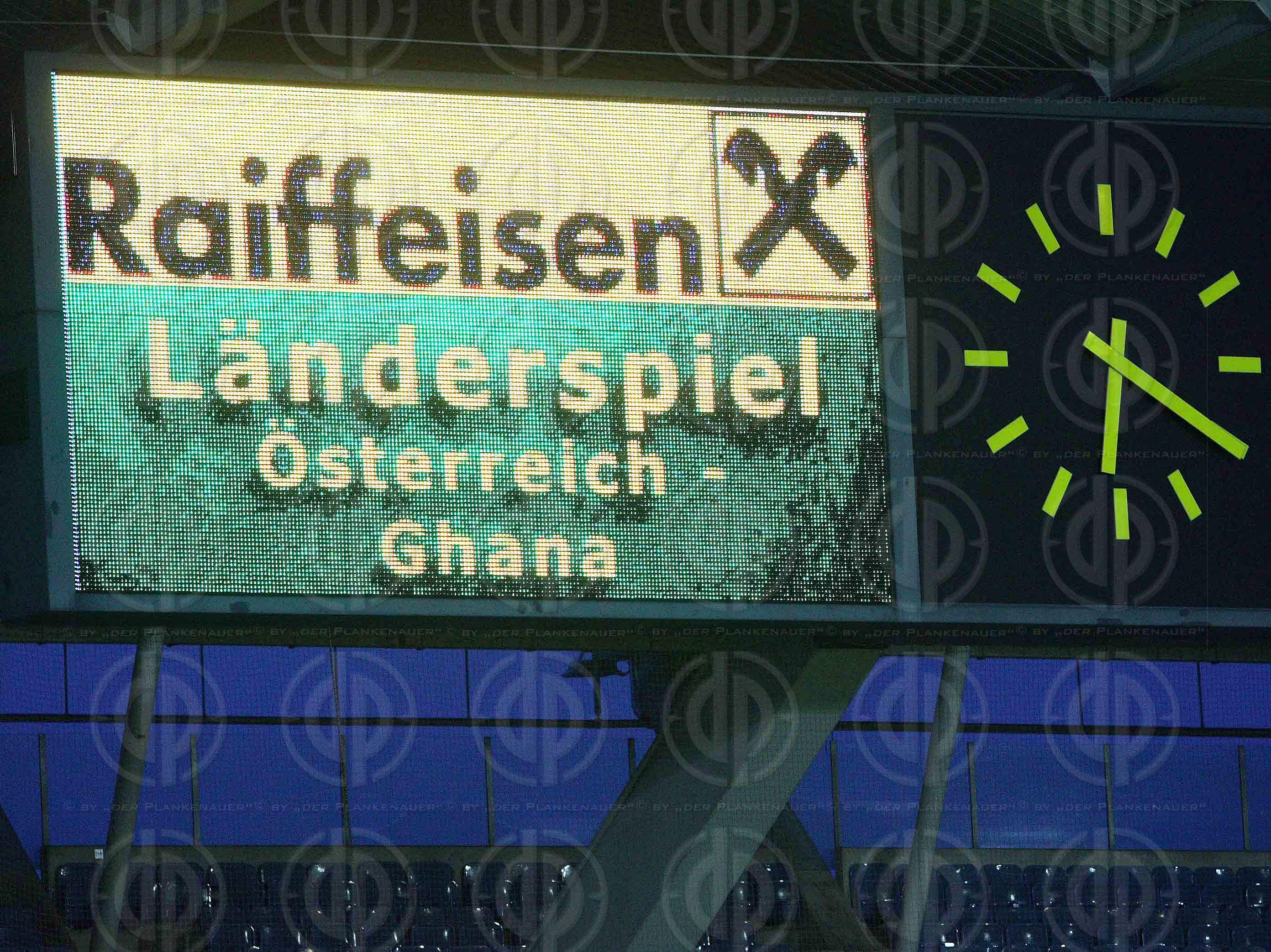 Fussball Länderspiel Österreich-Ghana