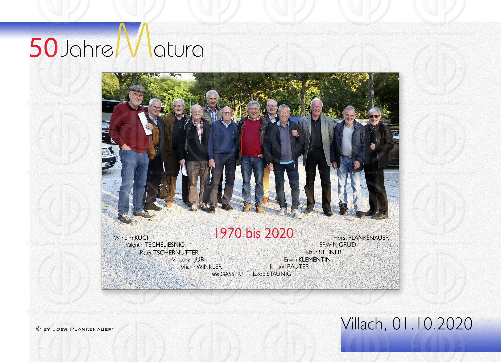 Treffen anlässlich 50 Jahre Matura an der HTL-Villach