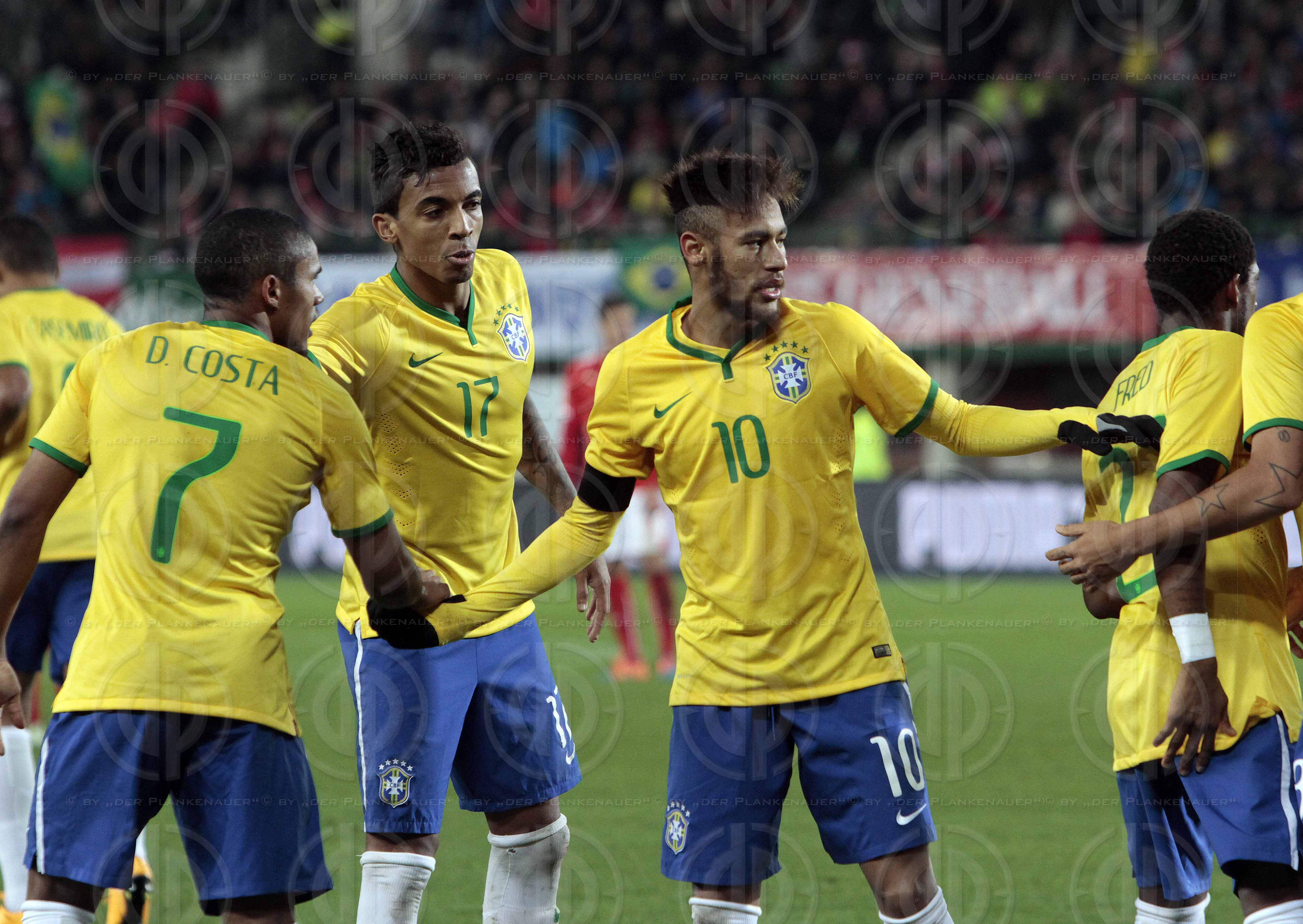 Freundschaftliches Laenderspiel Oesterreich vs. Brasilien (1:2)