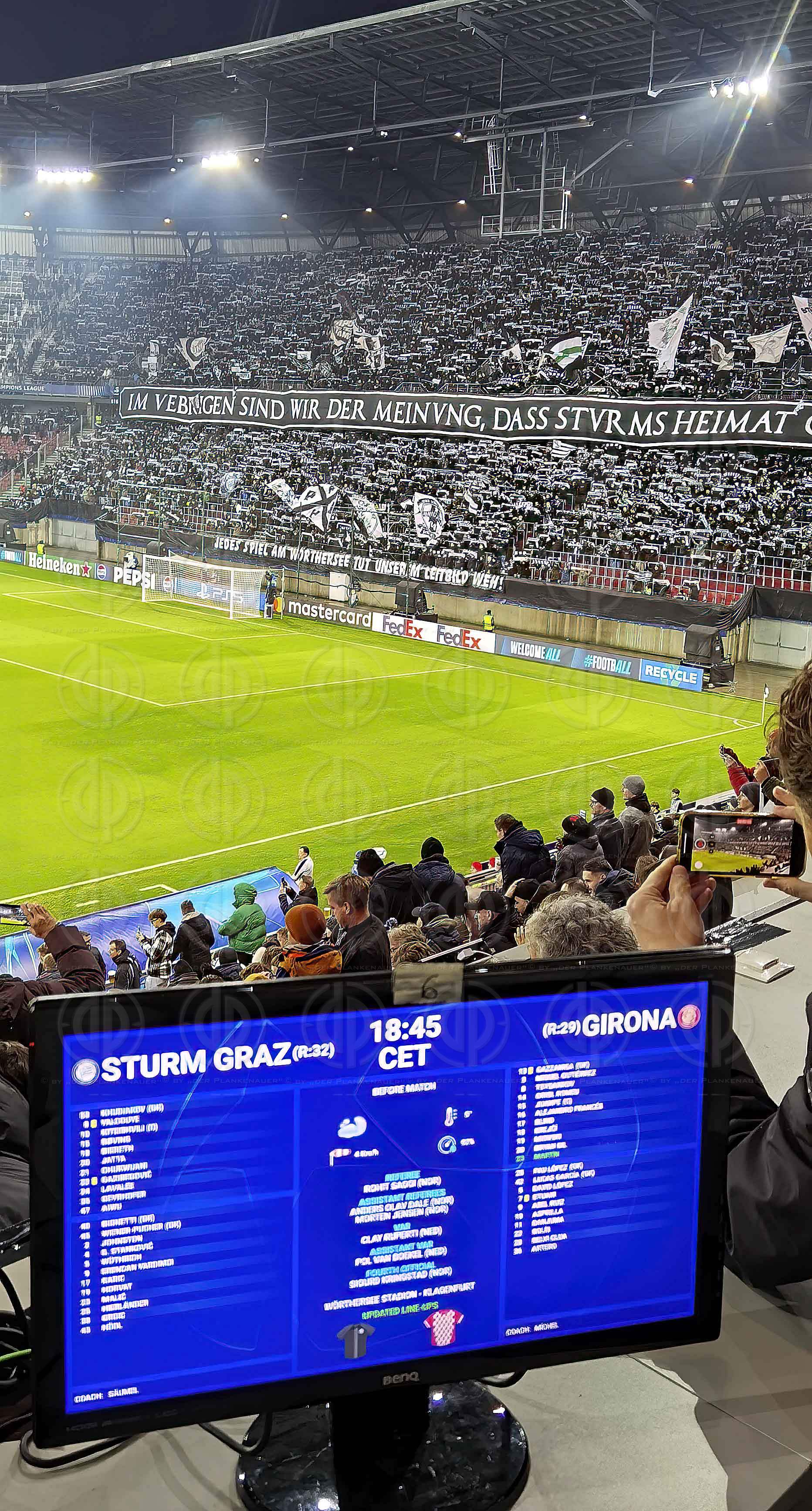 UEFA Champions League SK Sturm vs. Girona (1:0) in Klagenfurt a